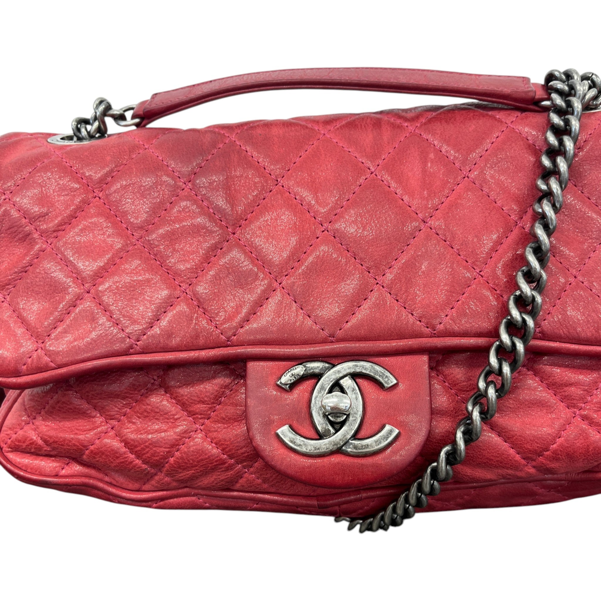 Women's Cc Shiva Flap Bag Red