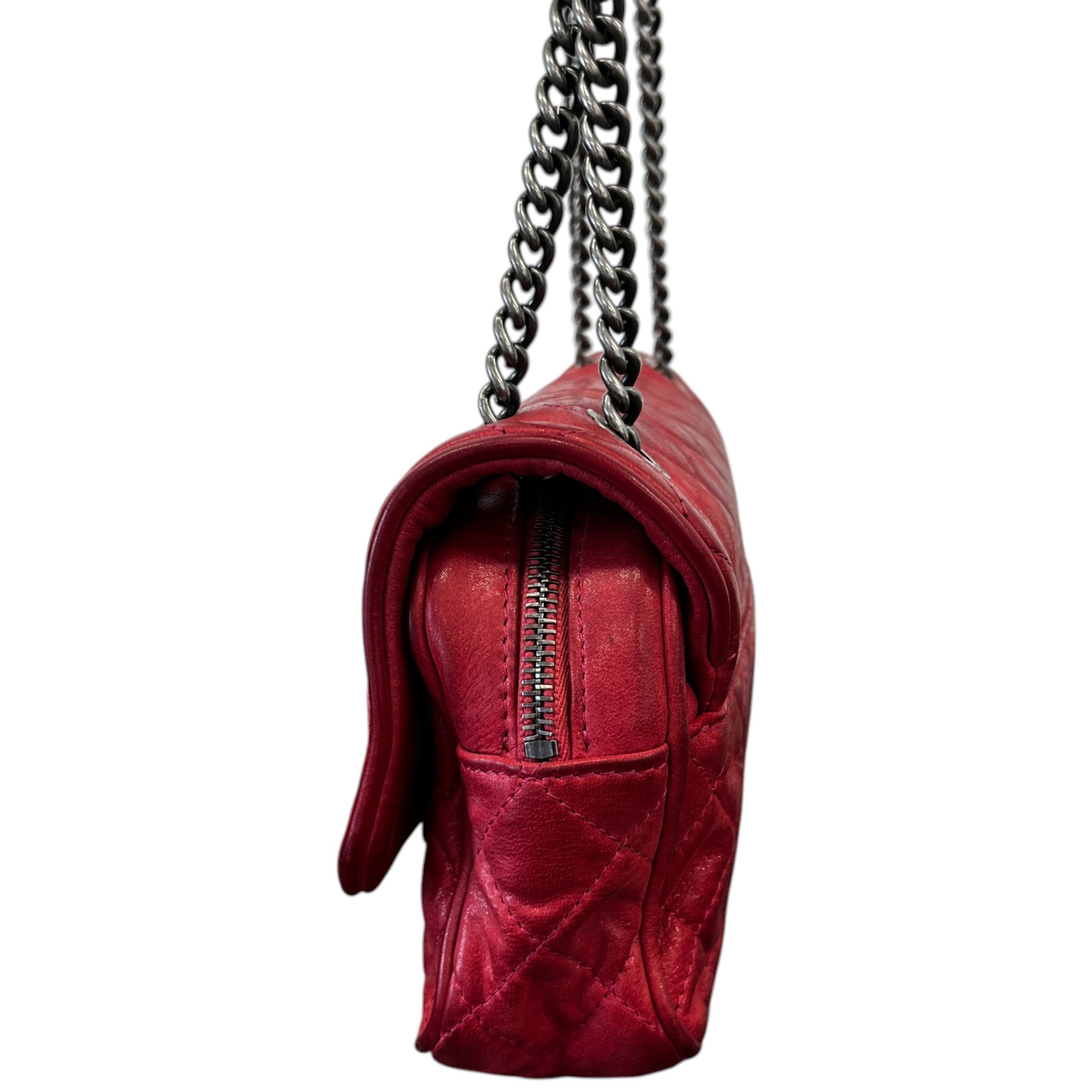 Women's Cc Shiva Flap Bag Red