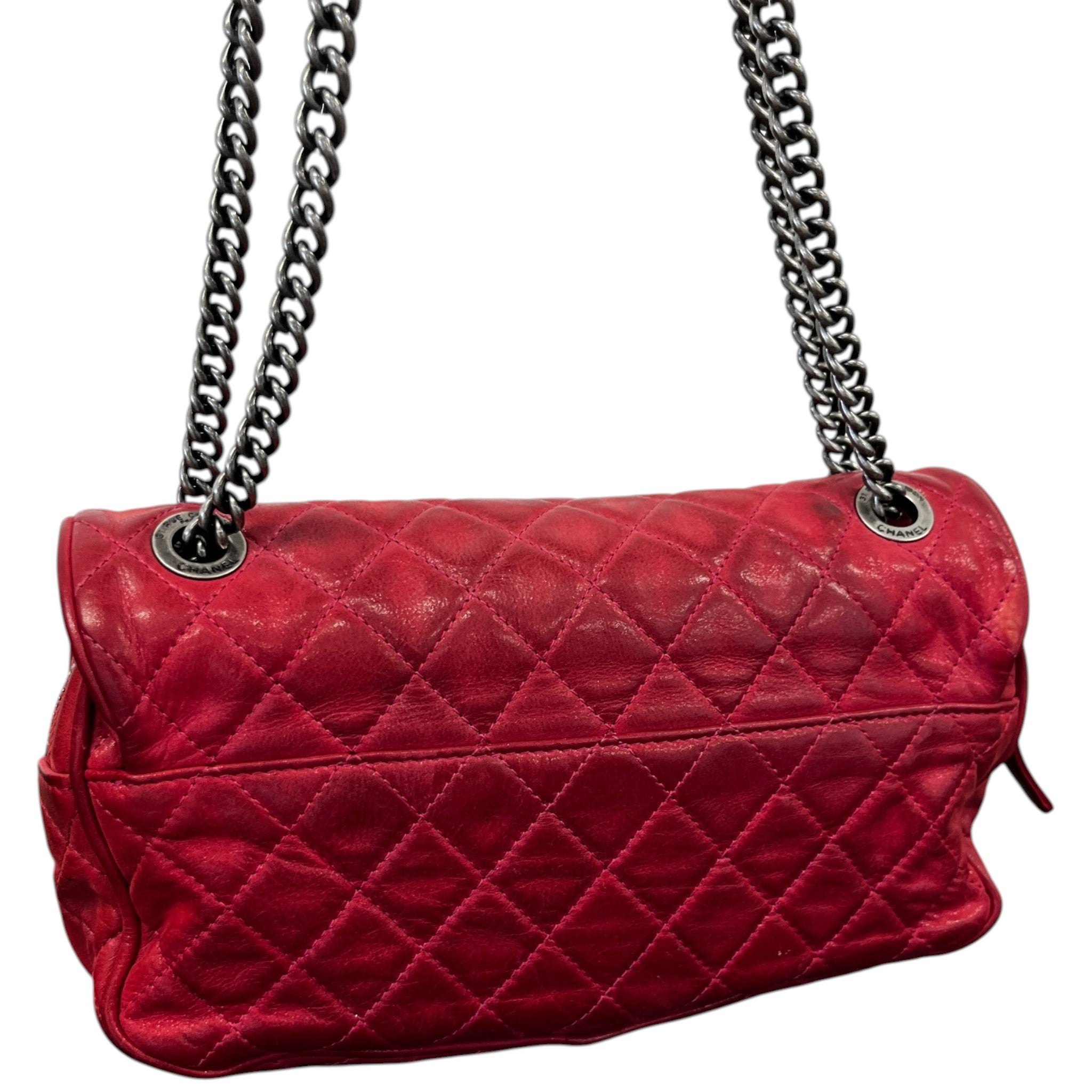 Women's Cc Shiva Flap Bag Red