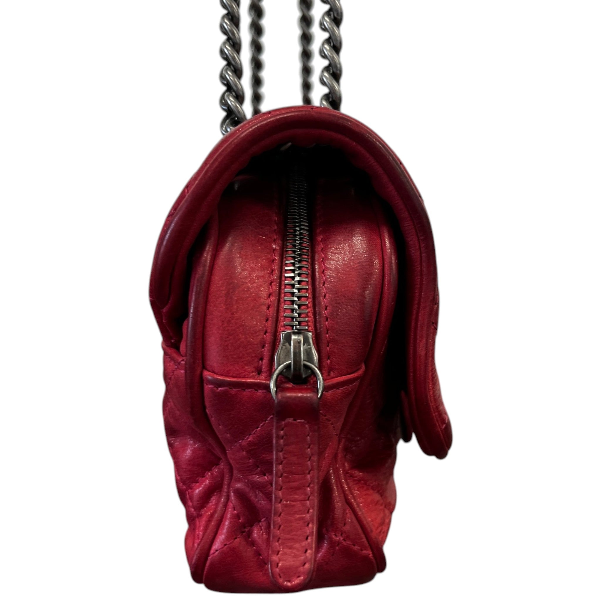 Women's Cc Shiva Flap Bag Red