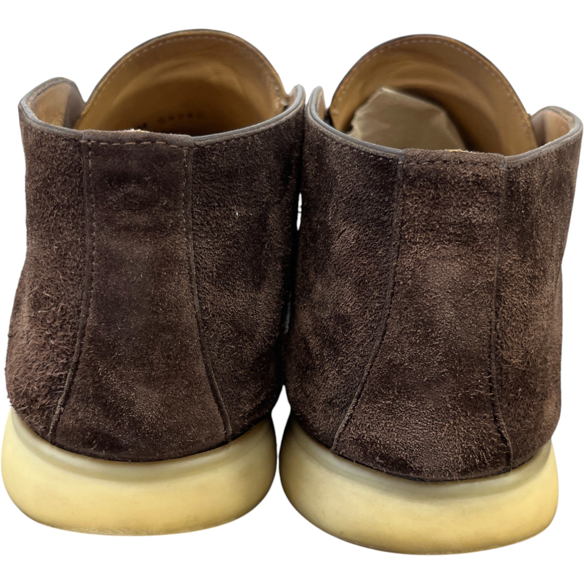 Men's Open Walk Ankle Loafers Brown Size EU 42 / UK 8