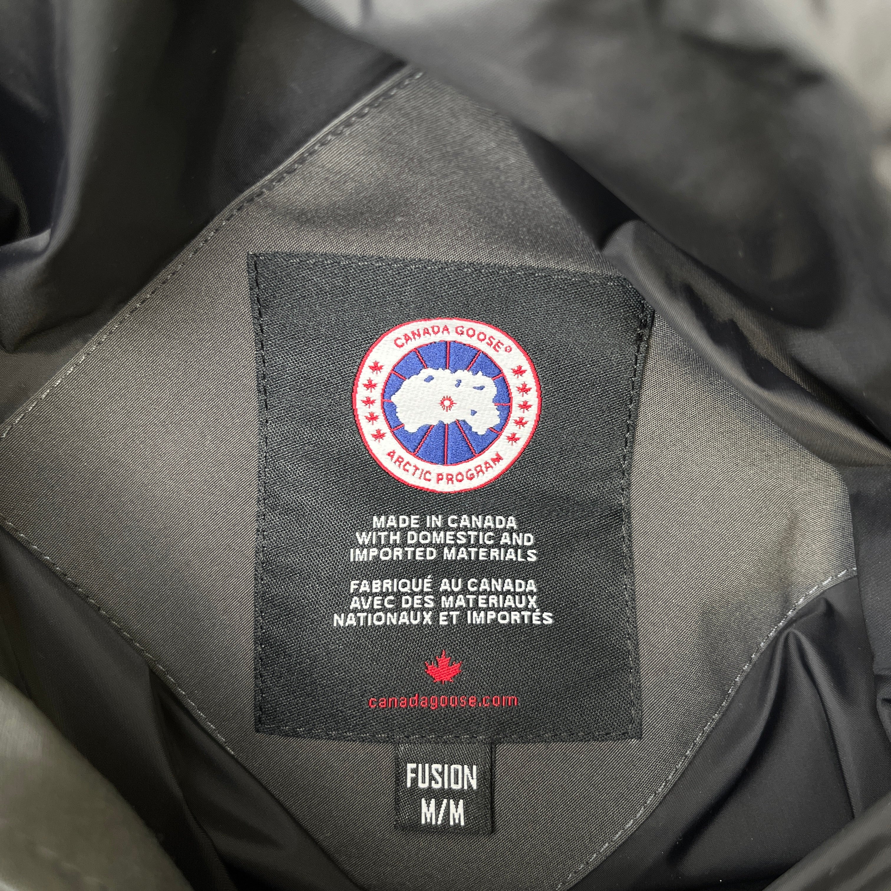 Men's Carson Down Jacket Grey Size M