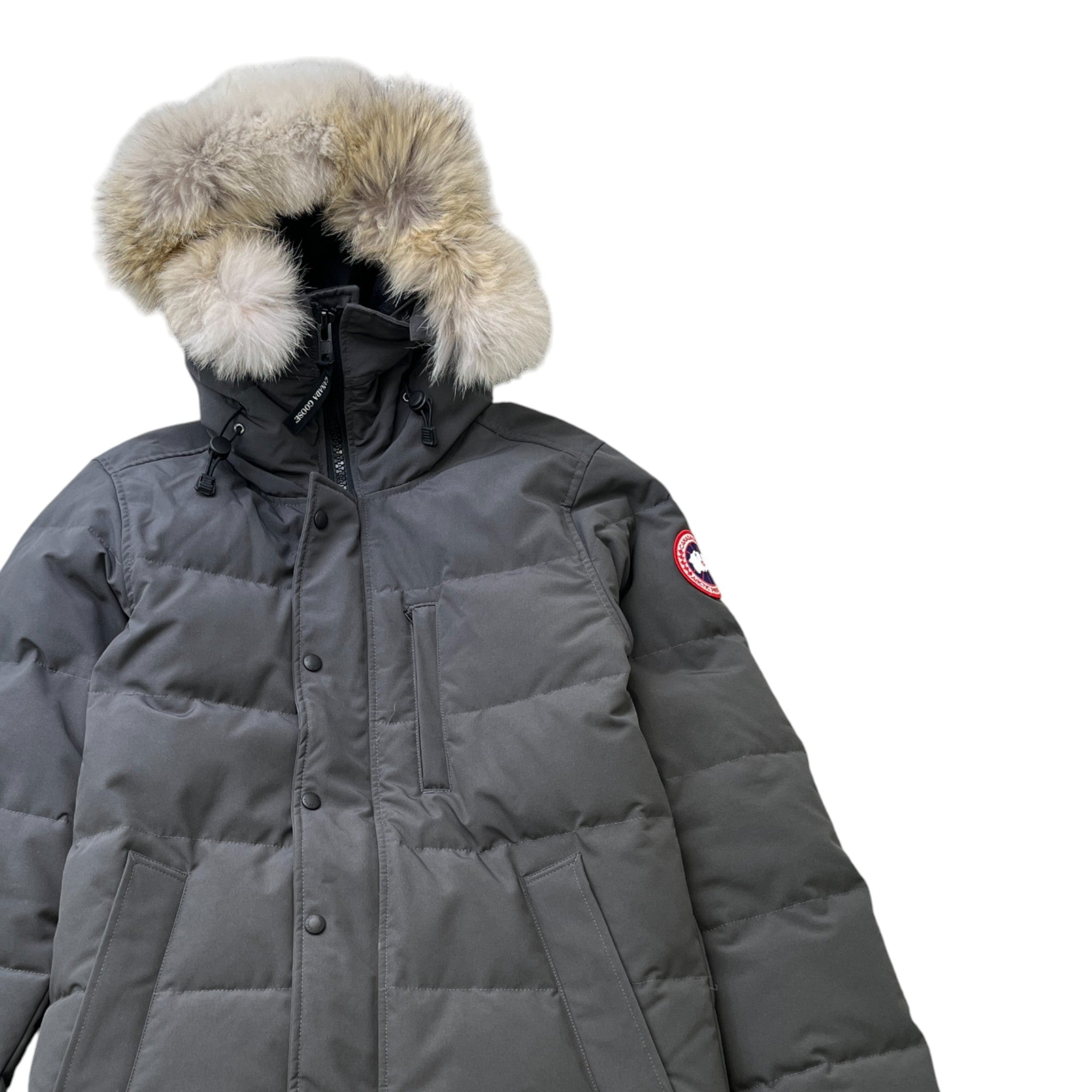 Men's Carson Down Jacket Grey Size M