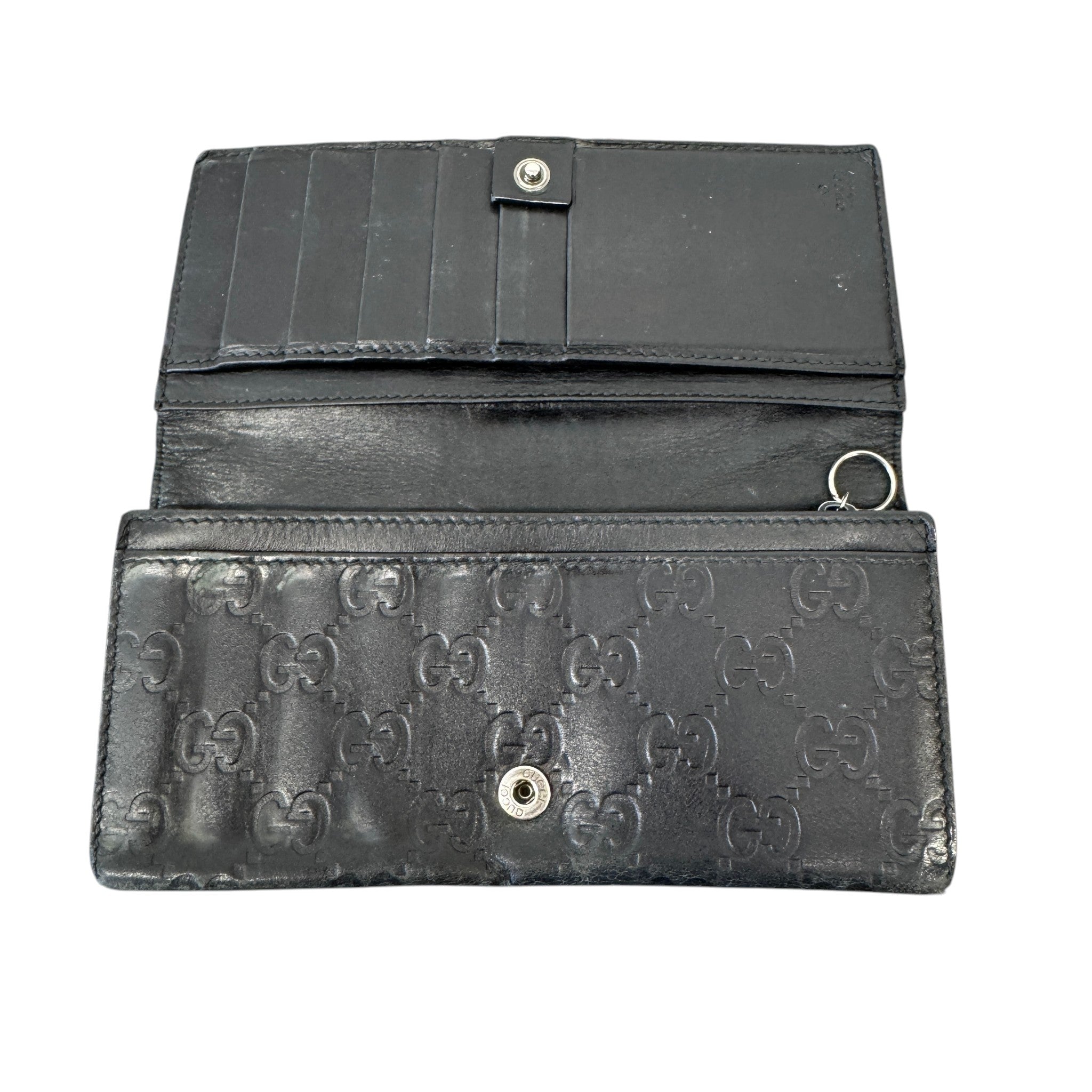 Women's Gg Supreme Wallet Black