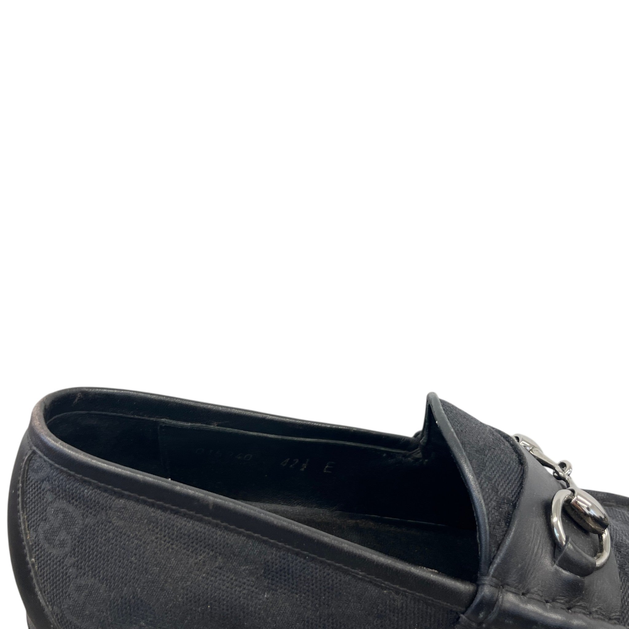 Men's Gg Supreme Loafers Black Size EU 42.5 / UK 8.5
