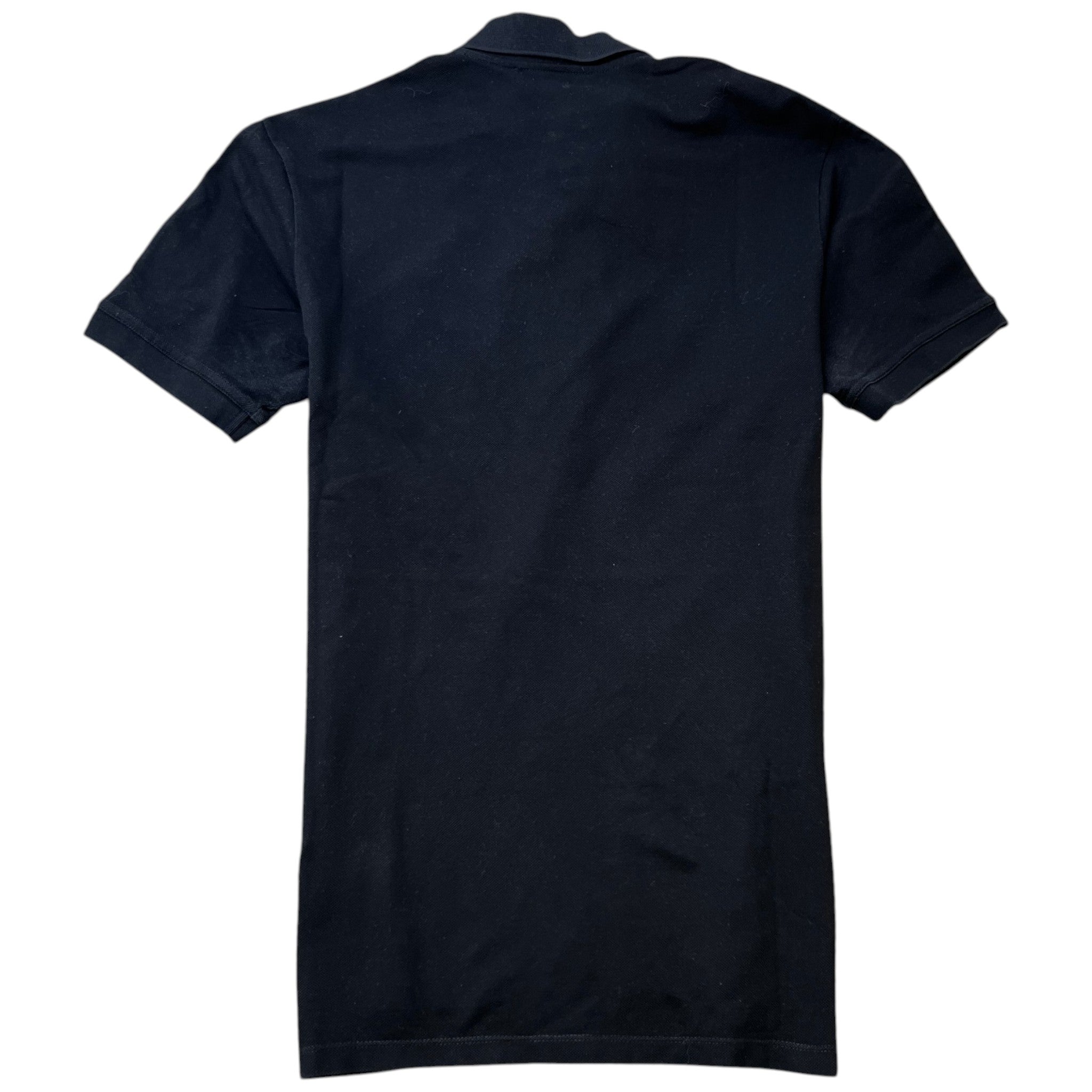 Men's Logo Strip Polo Shirt Black Size S