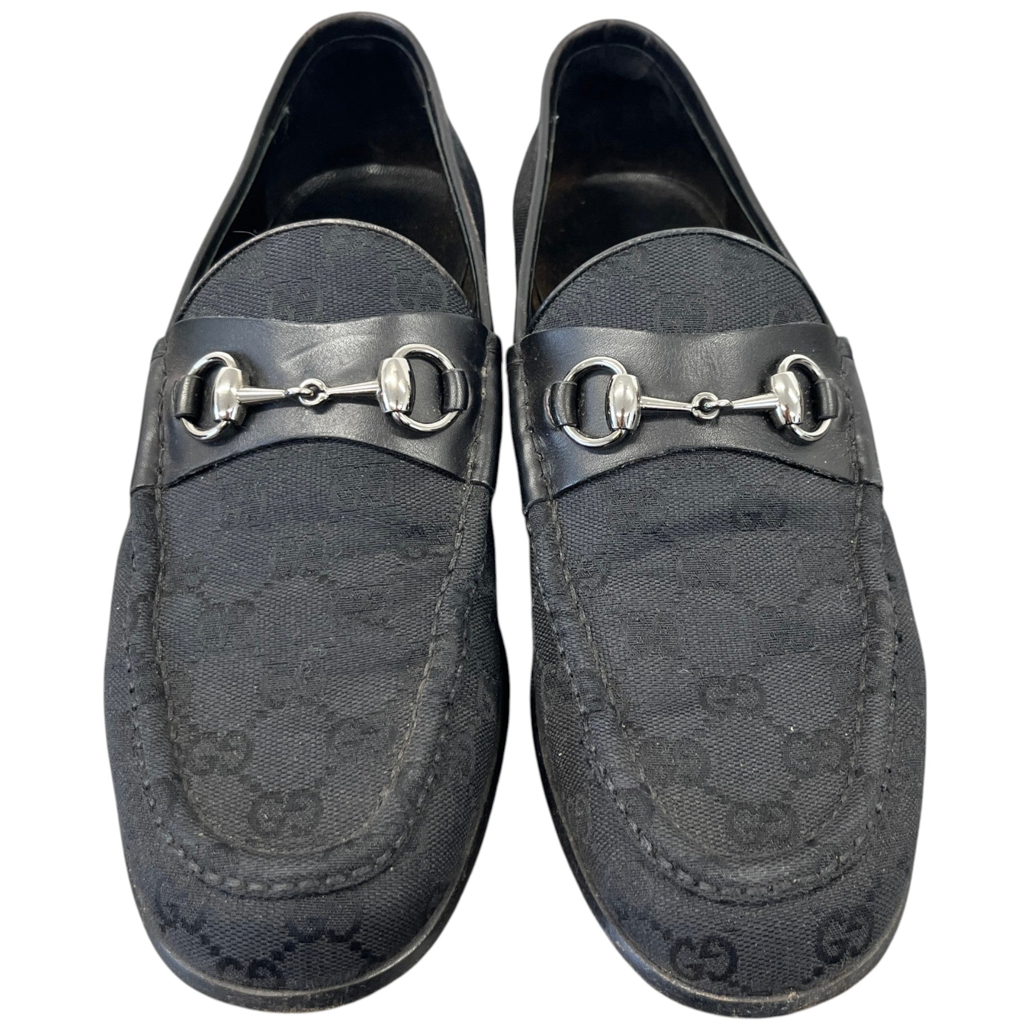 Men's Gg Supreme Loafers Black Size EU 42.5 / UK 8.5