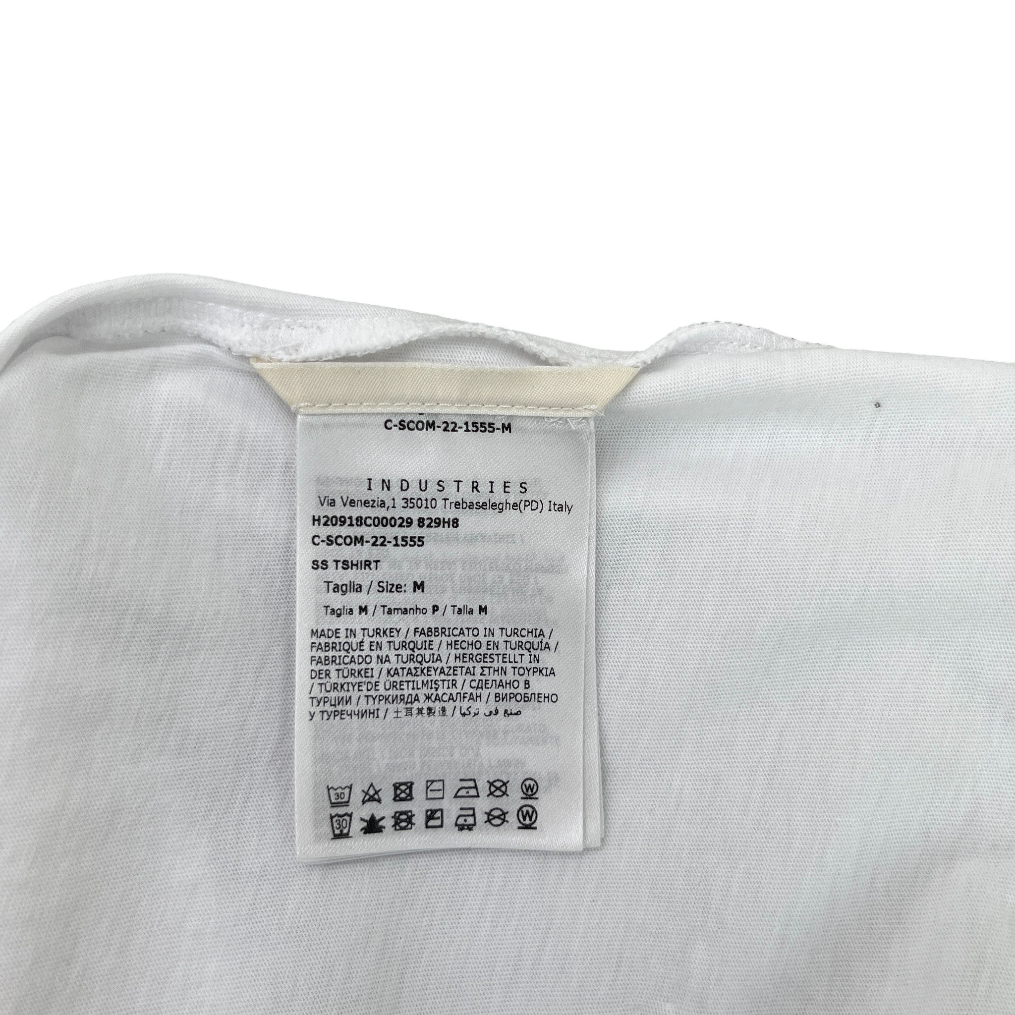 Men's Ss T-Shirt White Size M