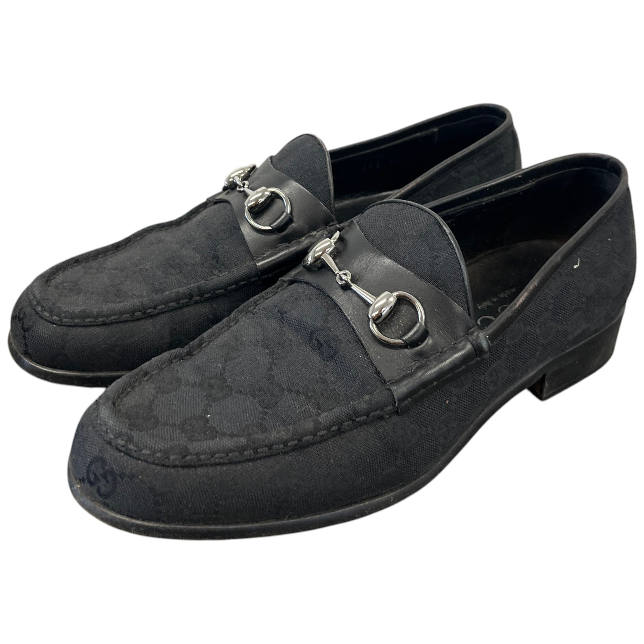 Men's Gg Supreme Loafers Black Size EU 42.5 / UK 8.5