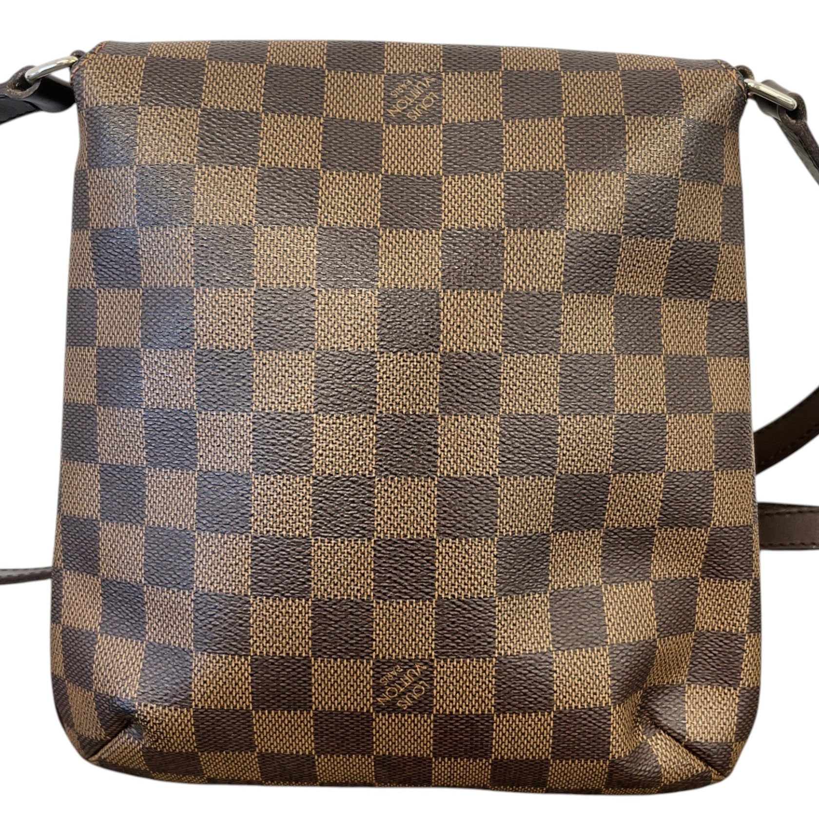 Women's Damier Ebene Musette Salsa Handbag Brown