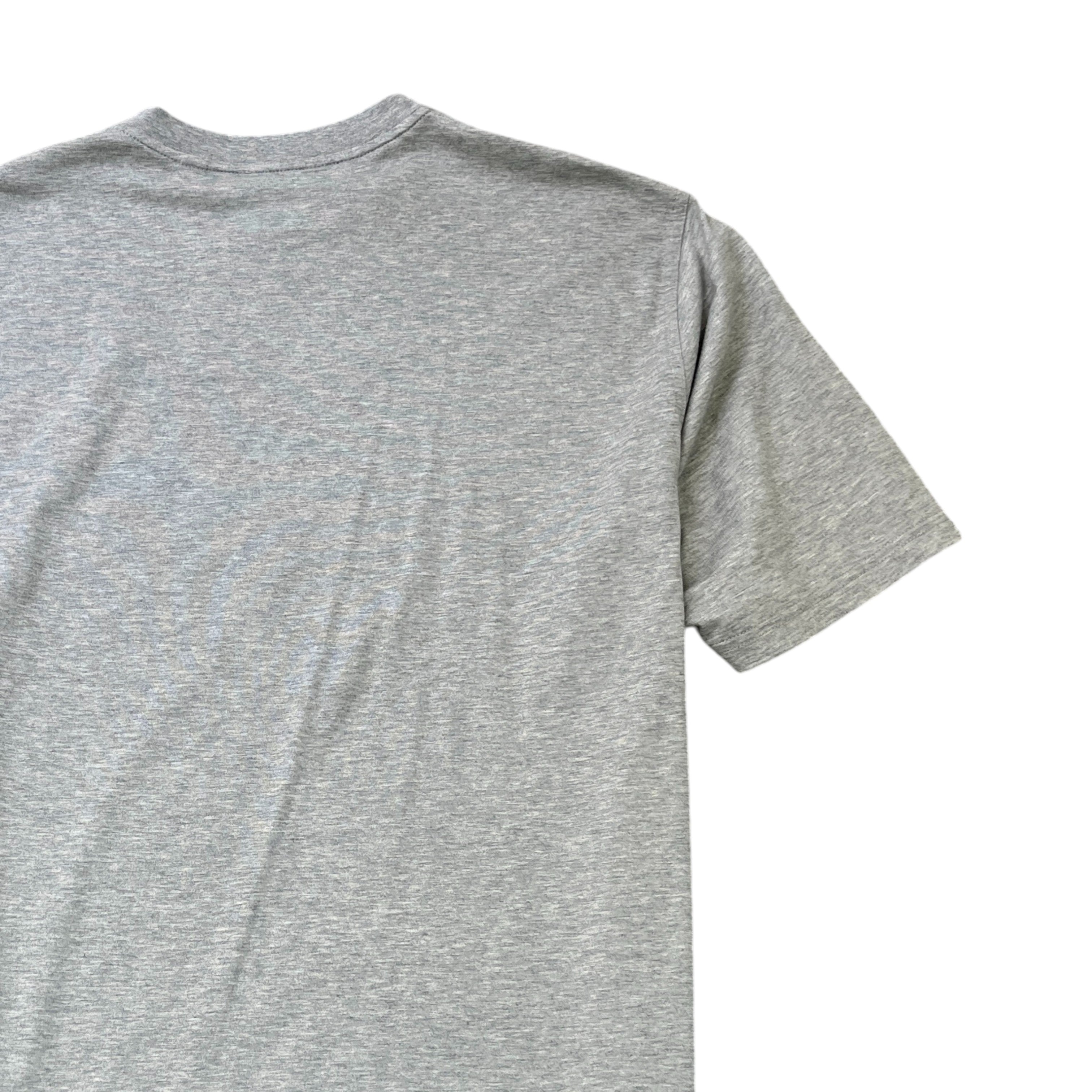 Men's Logo Print T-Shirt Grey Size M