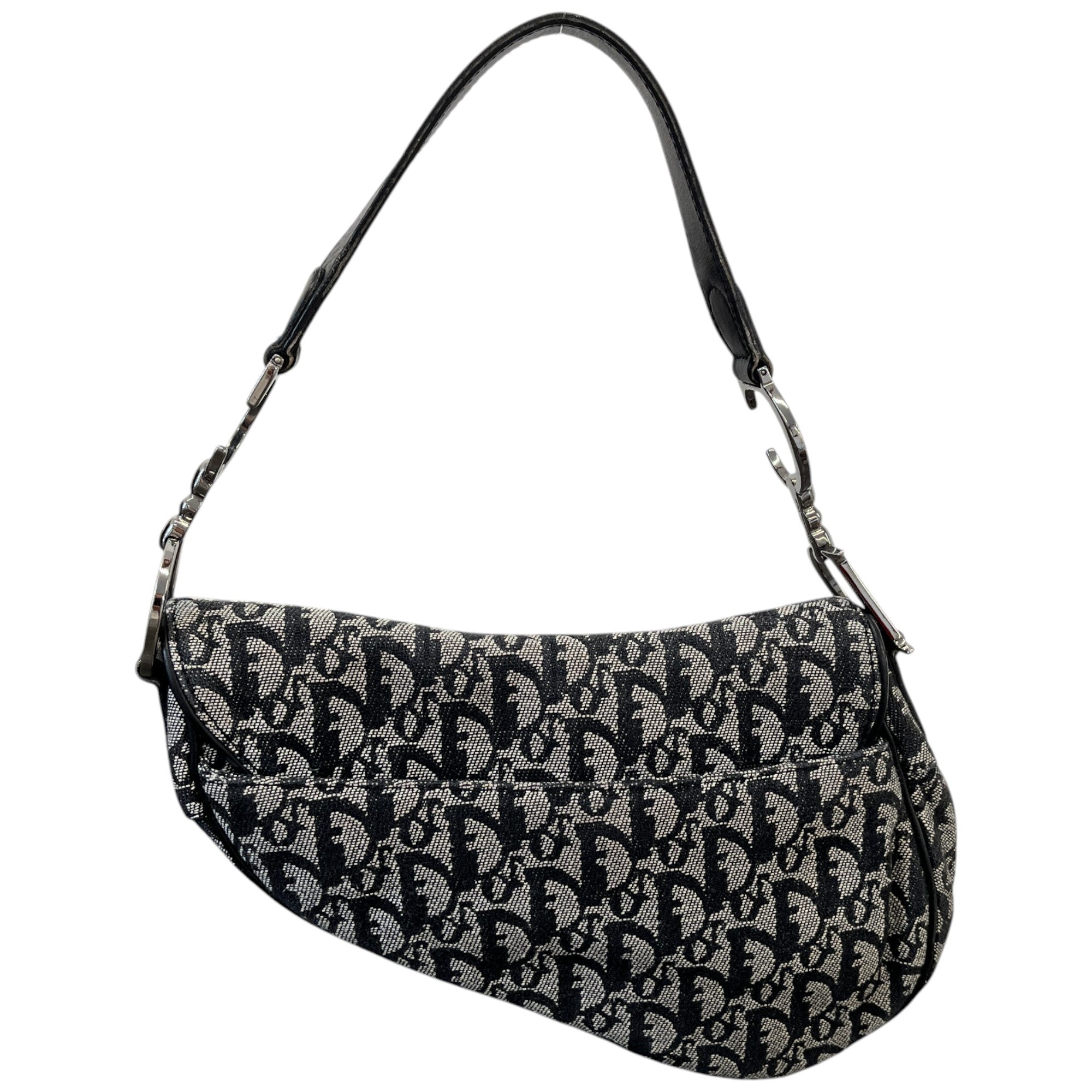 Women's Vintage Oblique Saddle Bag Navy