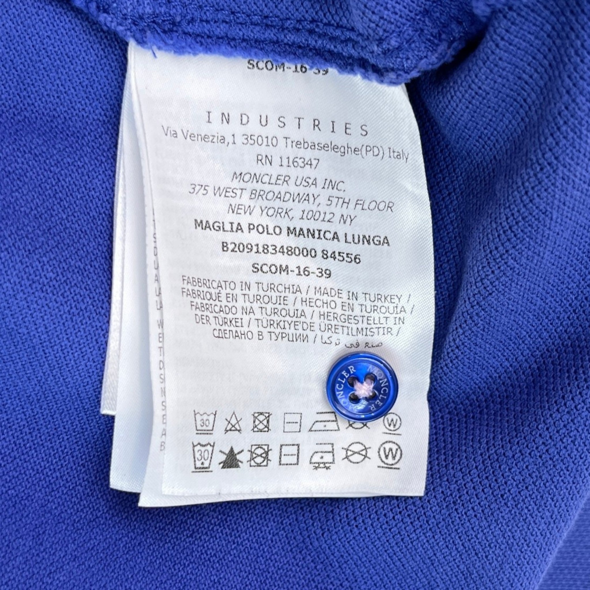Men's Maglia Polo Shirt Purple Size S