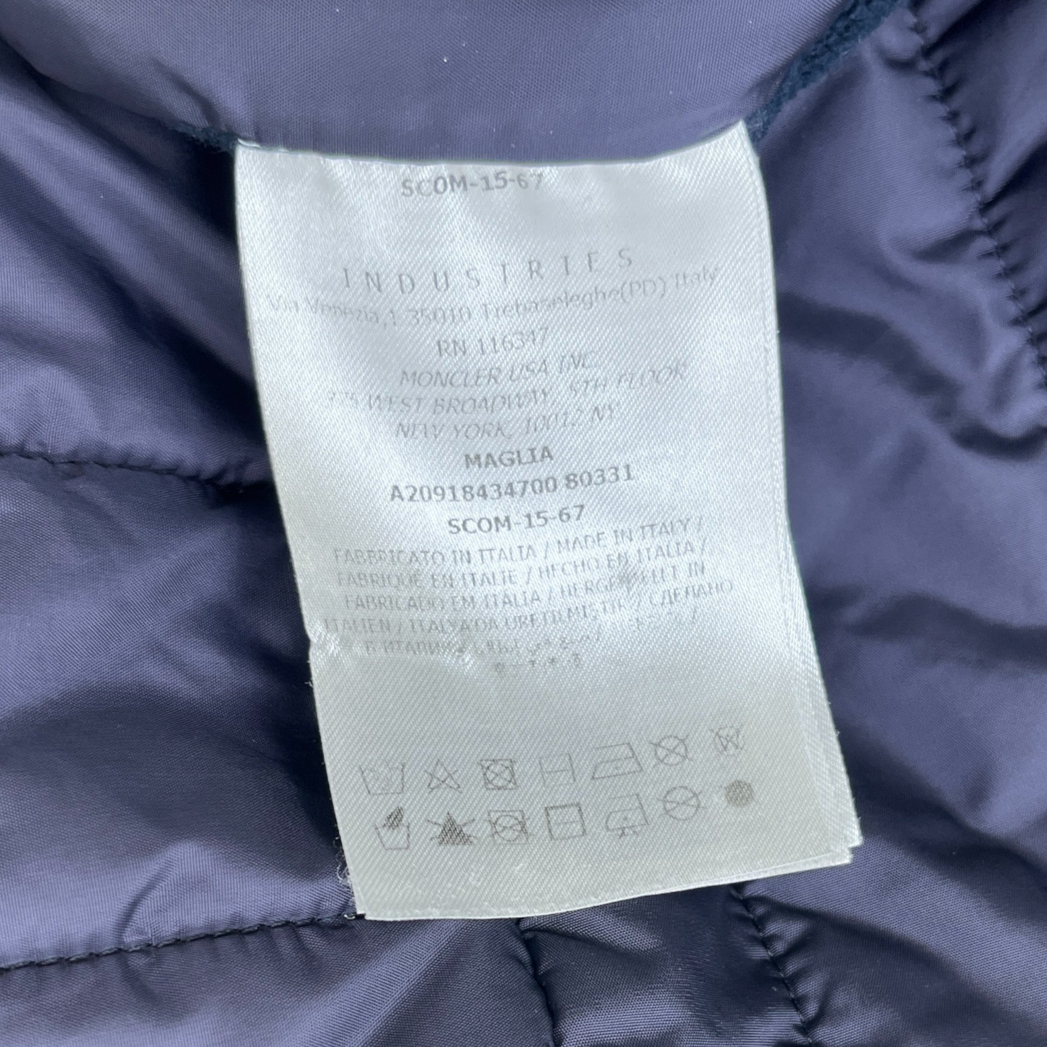 Men's Maglia Jacket Navy Size XL