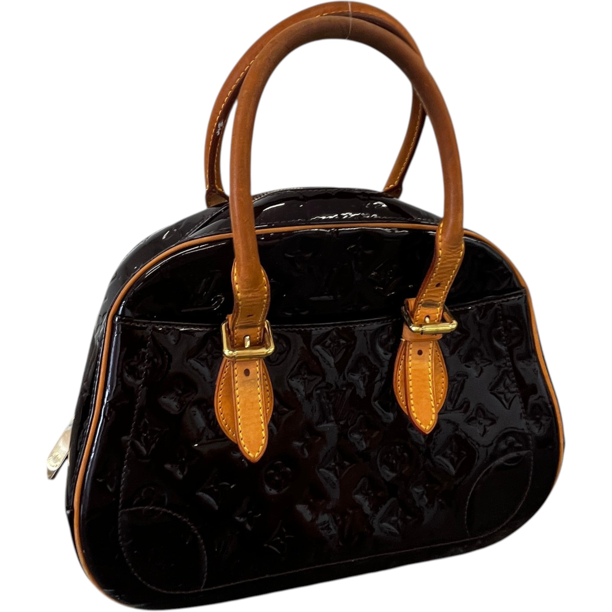 Women's Amarante Monogram Vernis Summit Drive Bag Burgundy