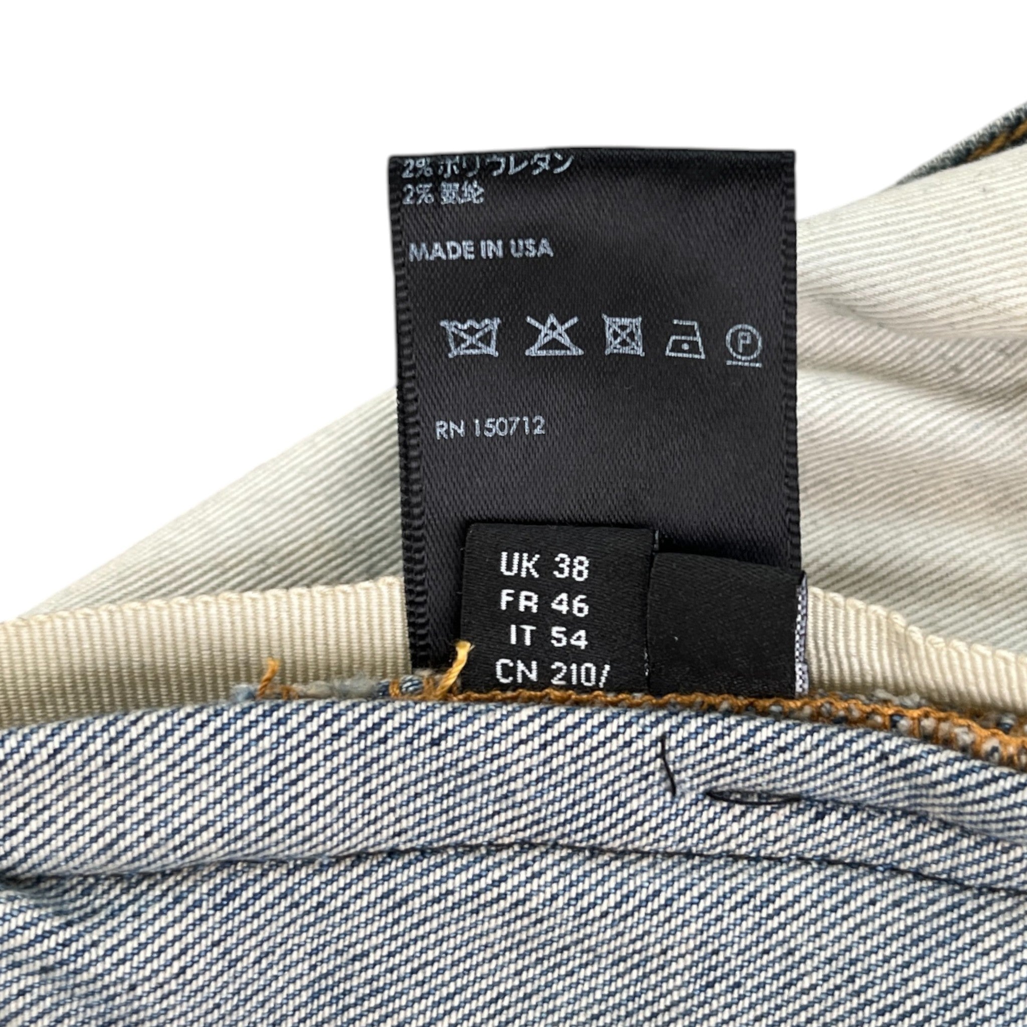 Men's Mx1 Jeans Blue Size Waist 38"