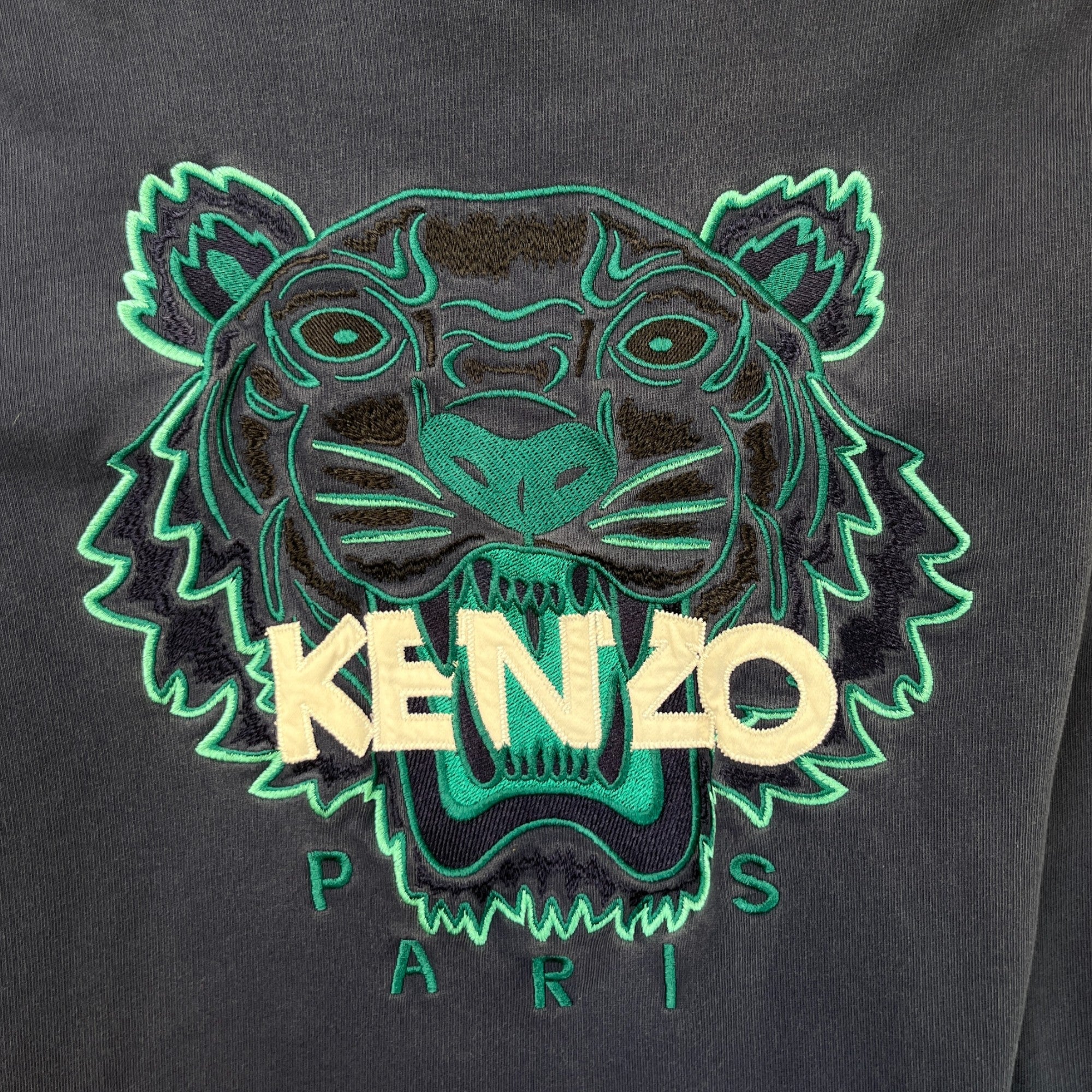 Men's Tiger Logo Sweatshirt Navy Size S