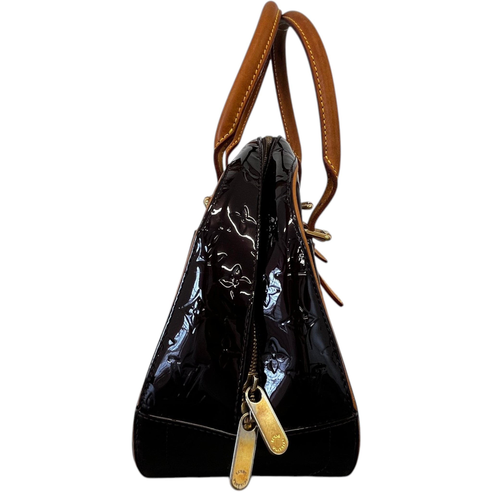 Women's Amarante Monogram Vernis Summit Drive Bag Burgundy