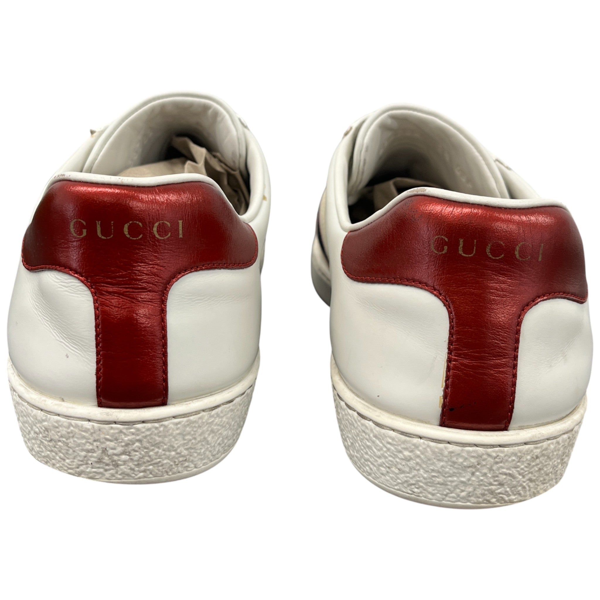 Men's Ace Stripe Low Trainers White Size EU 41.5 / UK 7.5