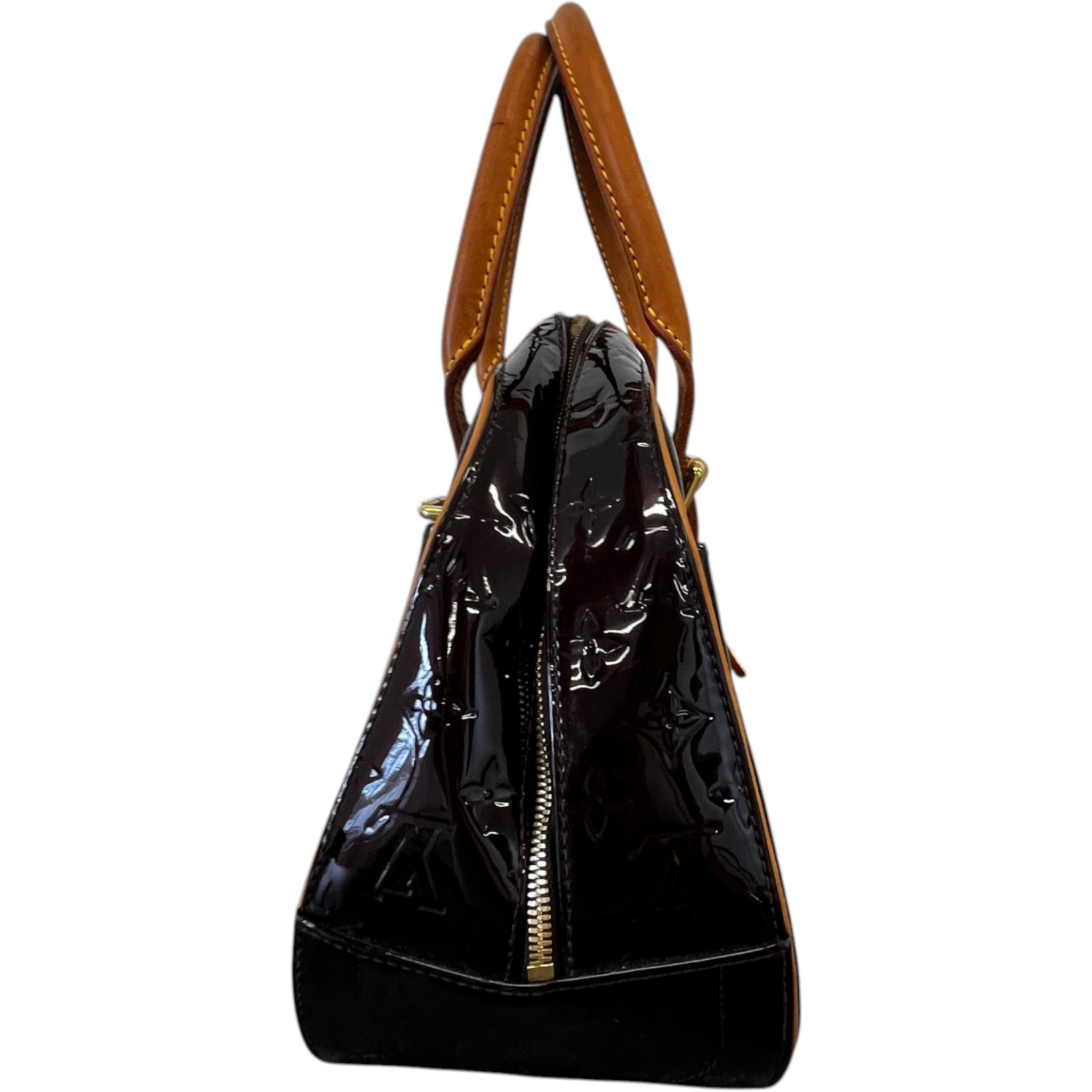 Women's Amarante Monogram Vernis Summit Drive Bag Burgundy
