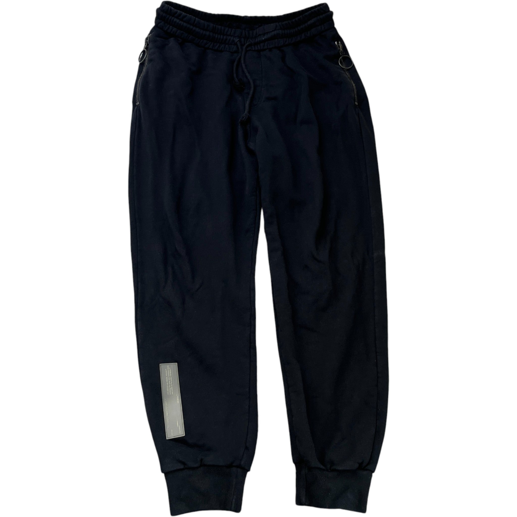 Men's Caution Tape Logo Joggers Black Size S