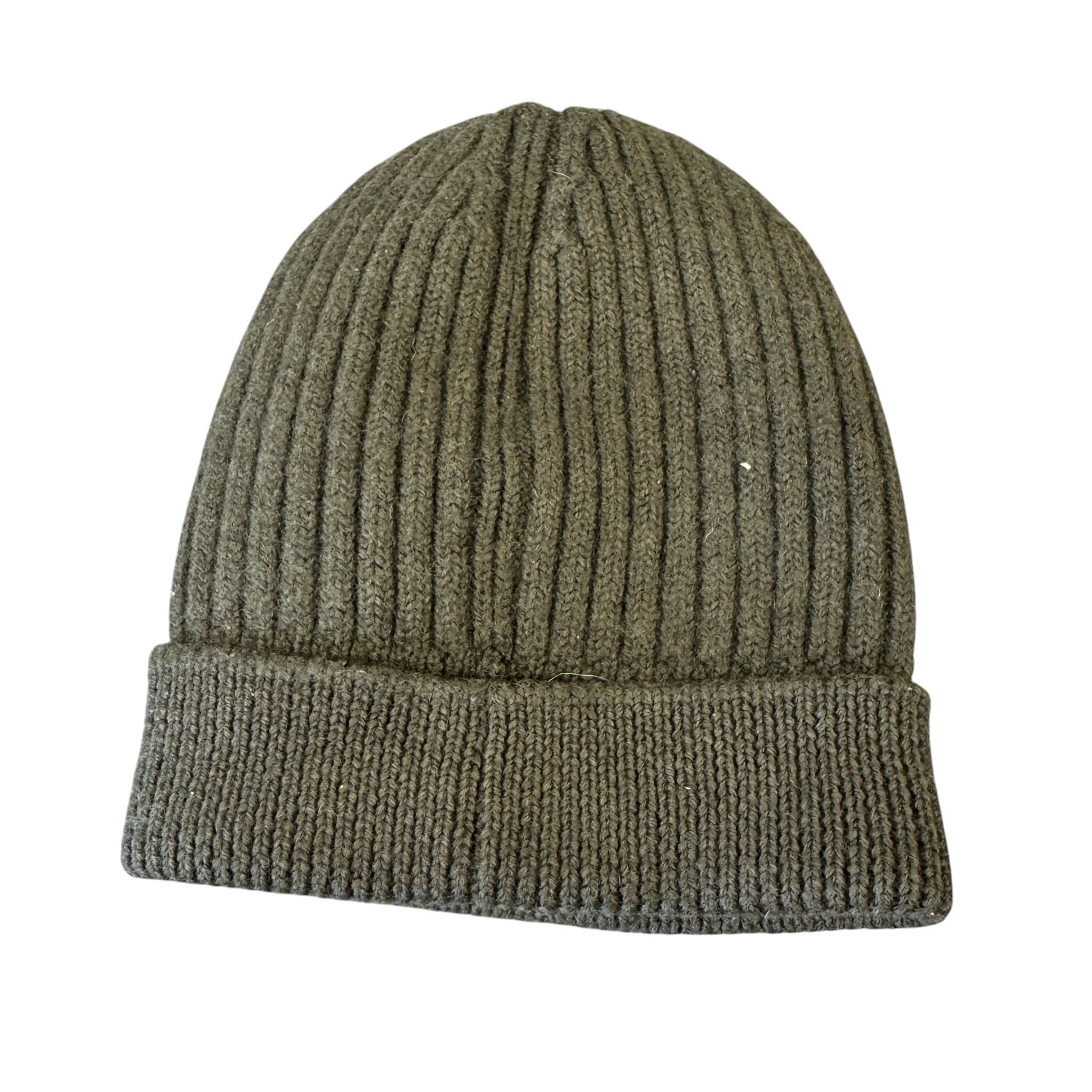 Men's Logo Patch Beanie Hat Green