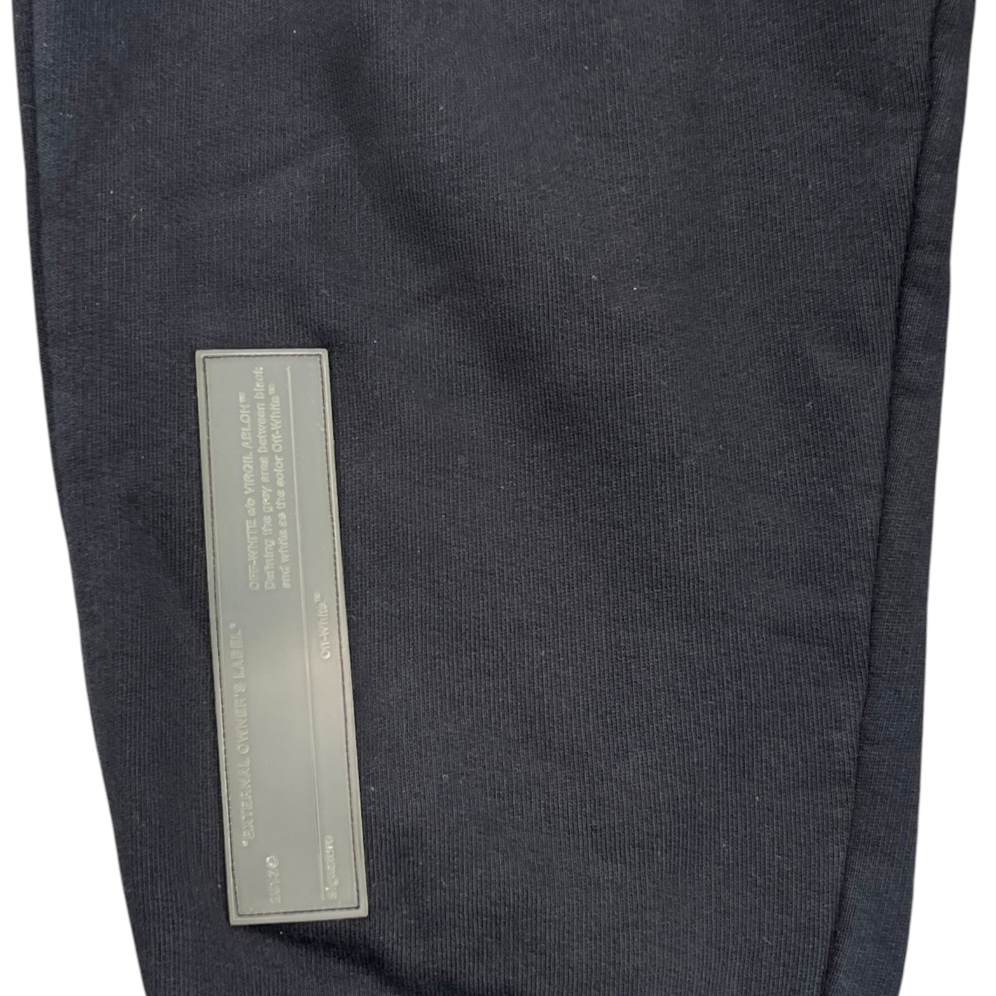 Men's Caution Tape Logo Joggers Black Size S