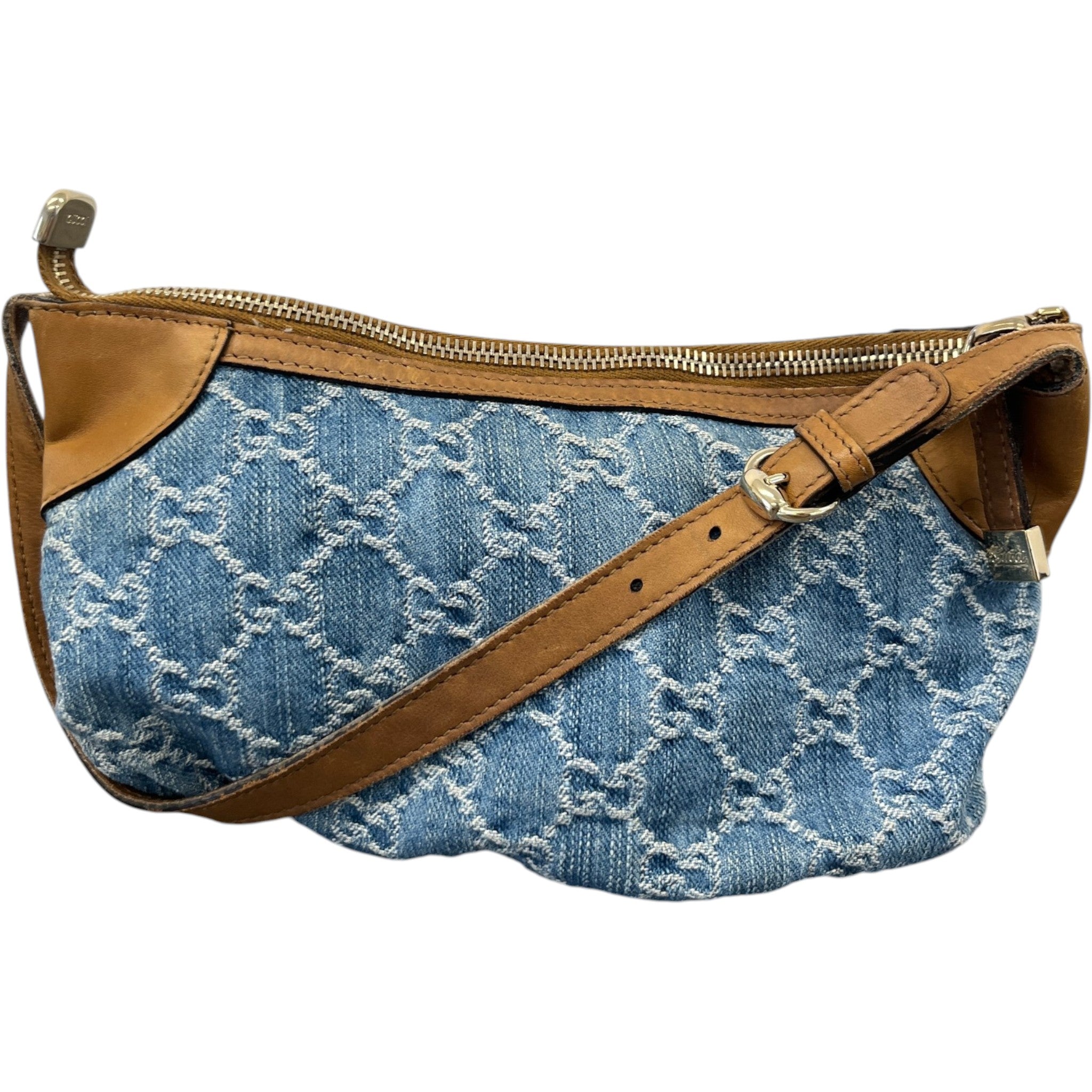 Women's Gg Supreme Mini Hobo Bag Blue