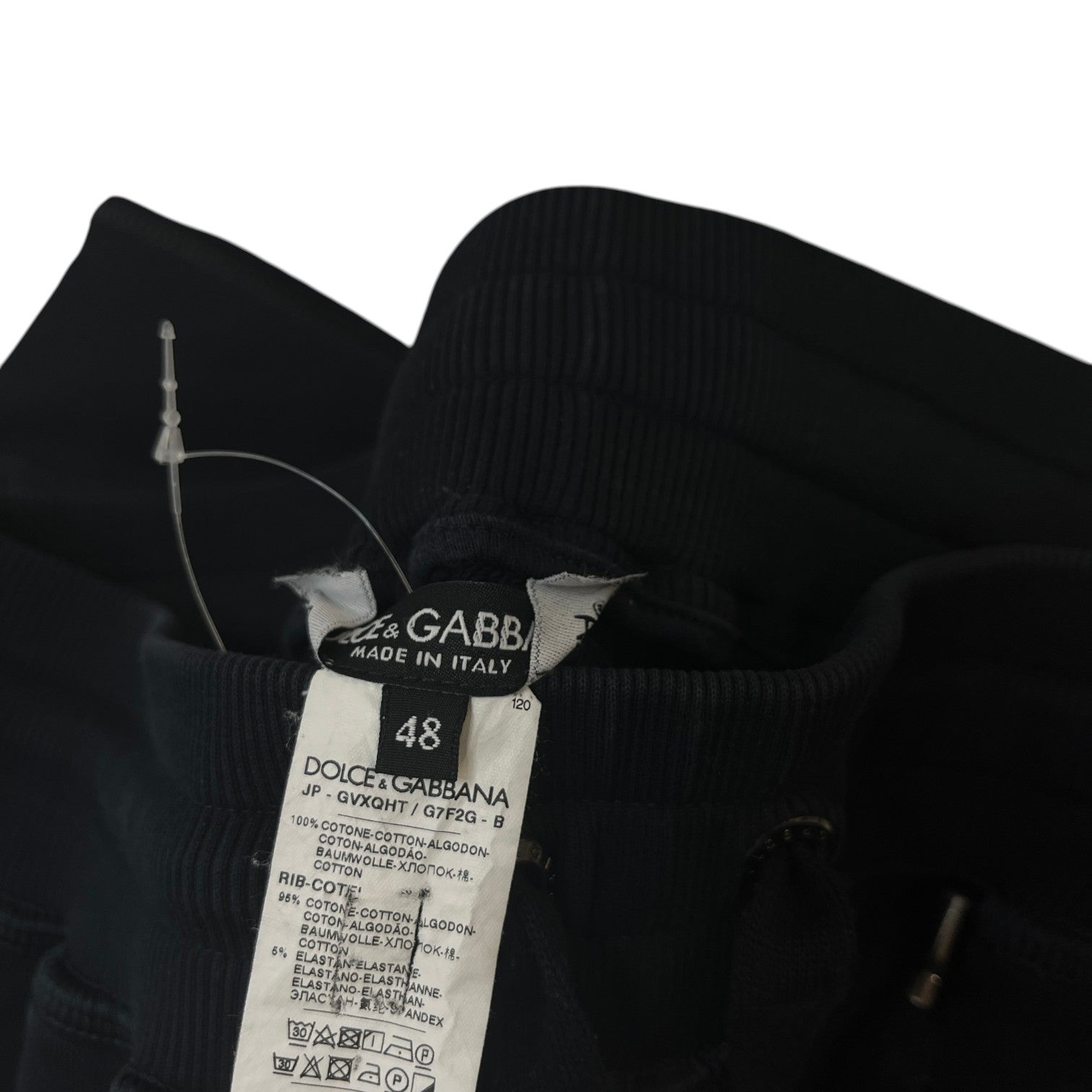 Men's Plaque Logo Joggers Navy Size IT 48 / UK 32