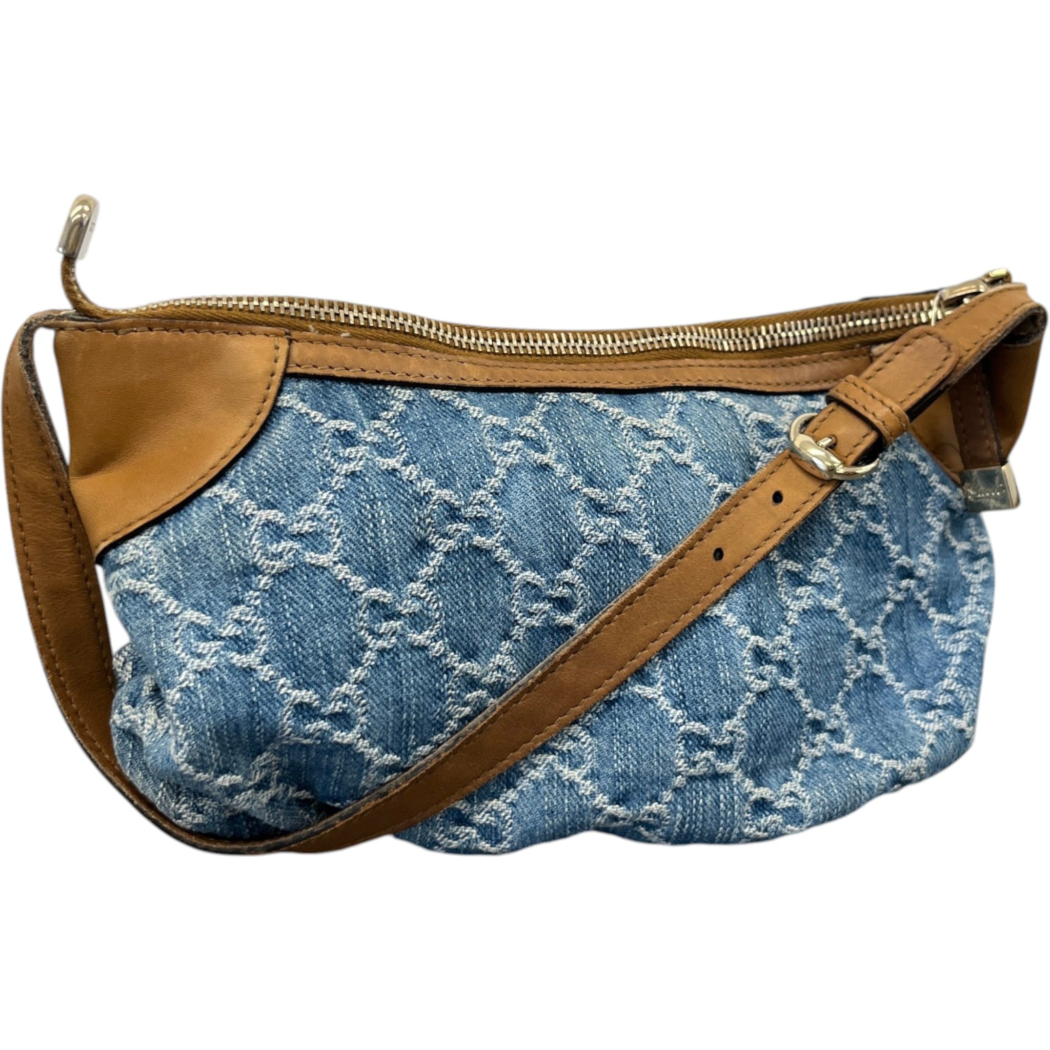 Women's Gg Supreme Mini Hobo Bag Blue