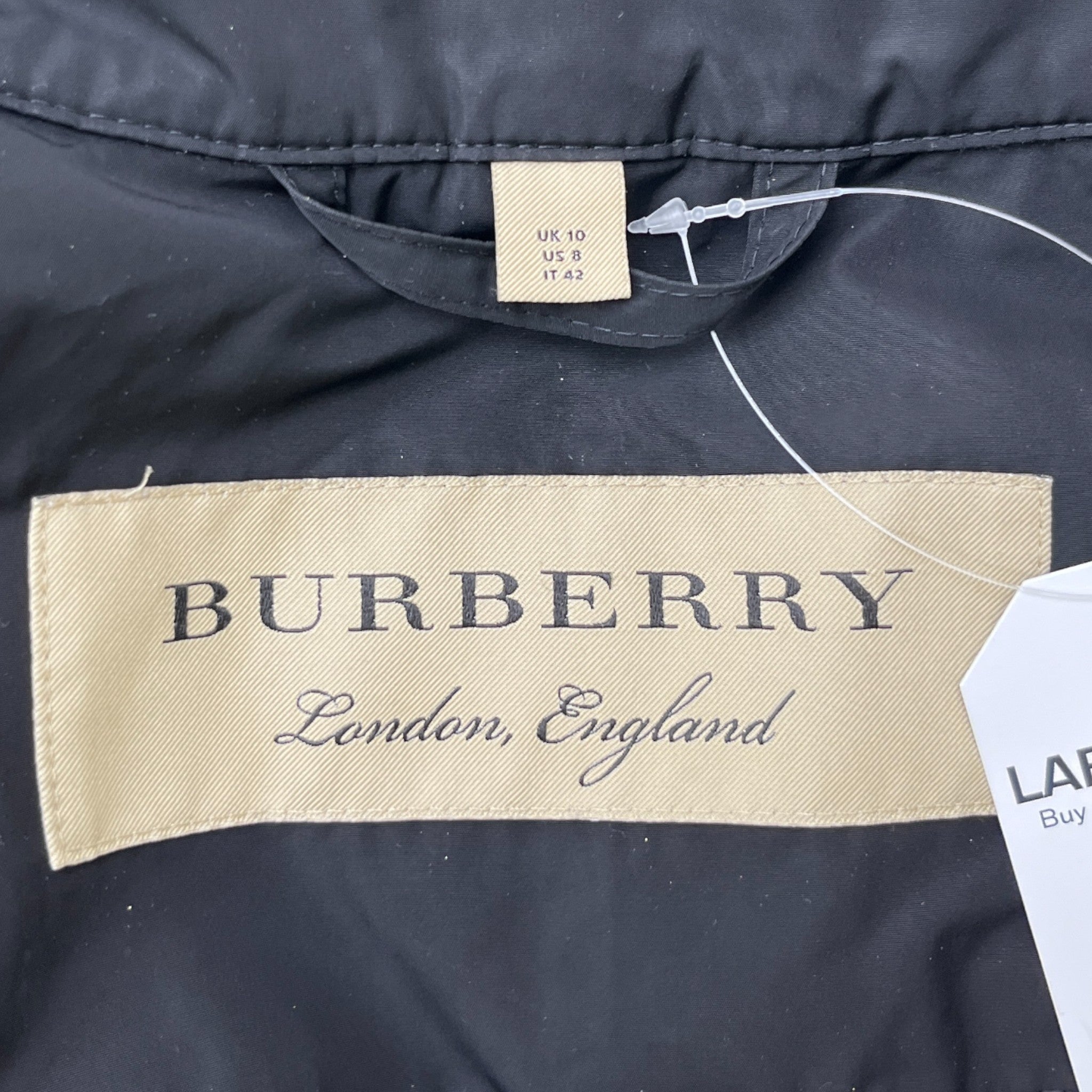 Women's Trench Jacket Black Size 1 / UK 10