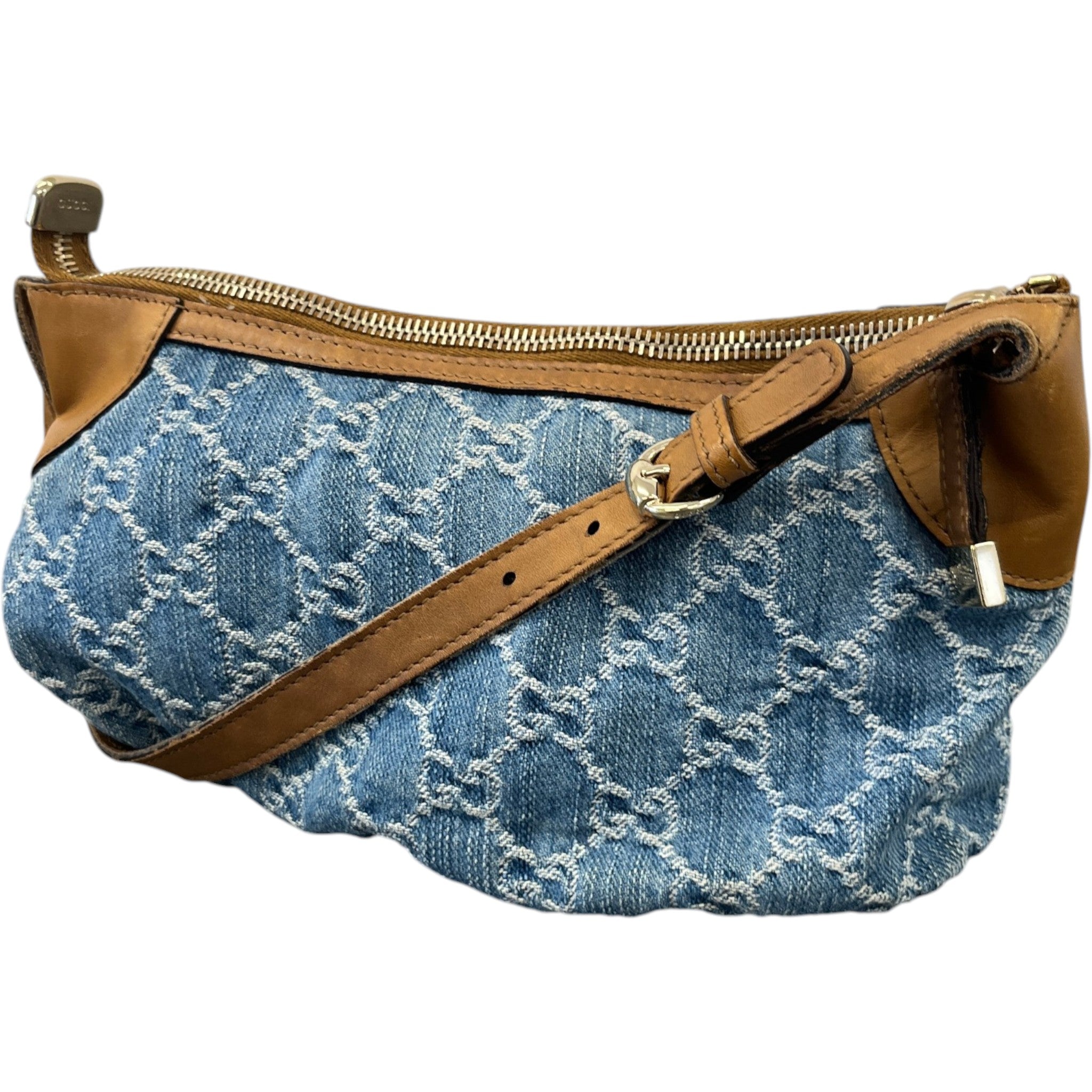 Women's Gg Supreme Mini Hobo Bag Blue