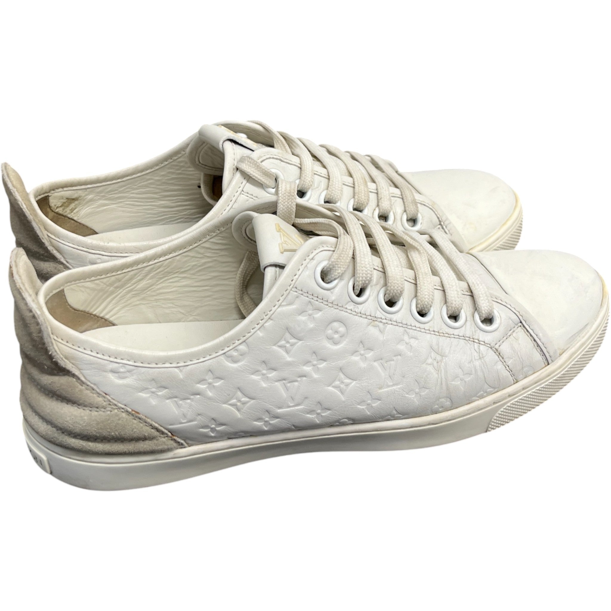 Women's Monogram Low Trainers White Size EU 37.5 / UK 4.5
