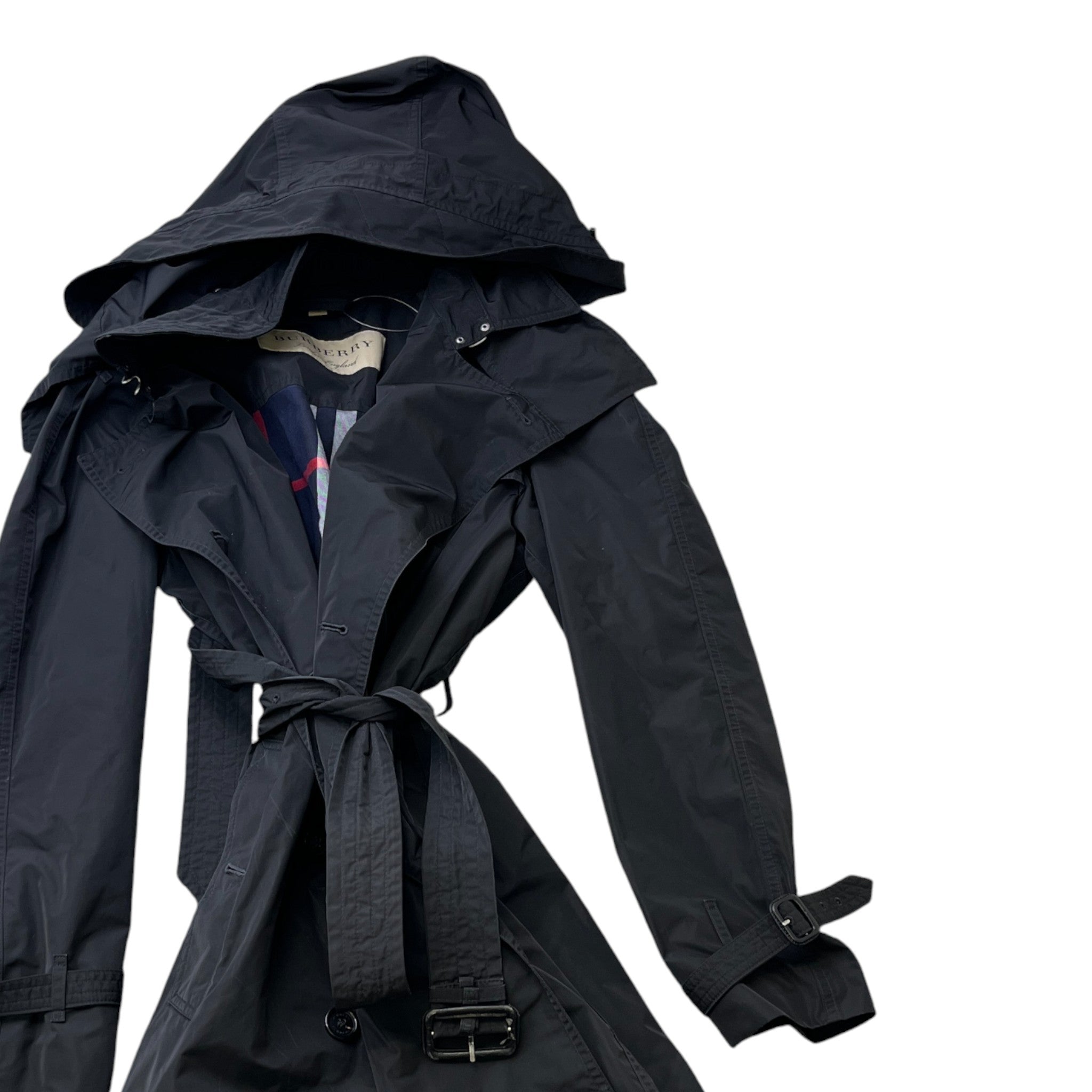 Women's Trench Jacket Black Size 1 / UK 10