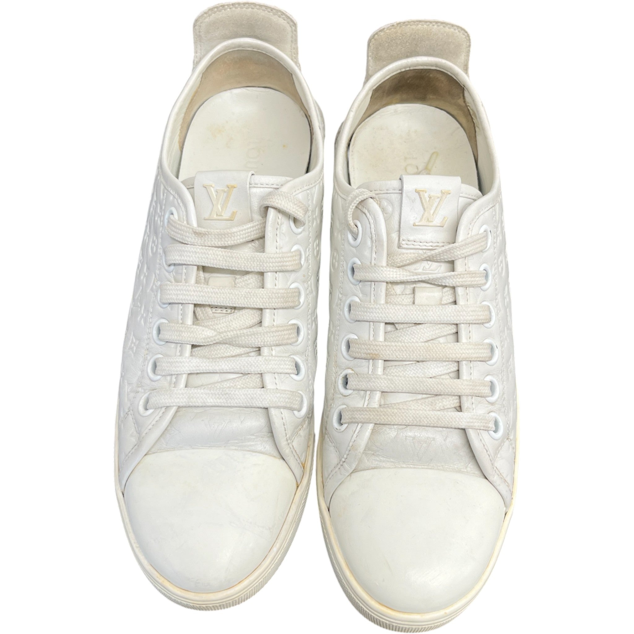 Women's Monogram Low Trainers White Size EU 37.5 / UK 4.5