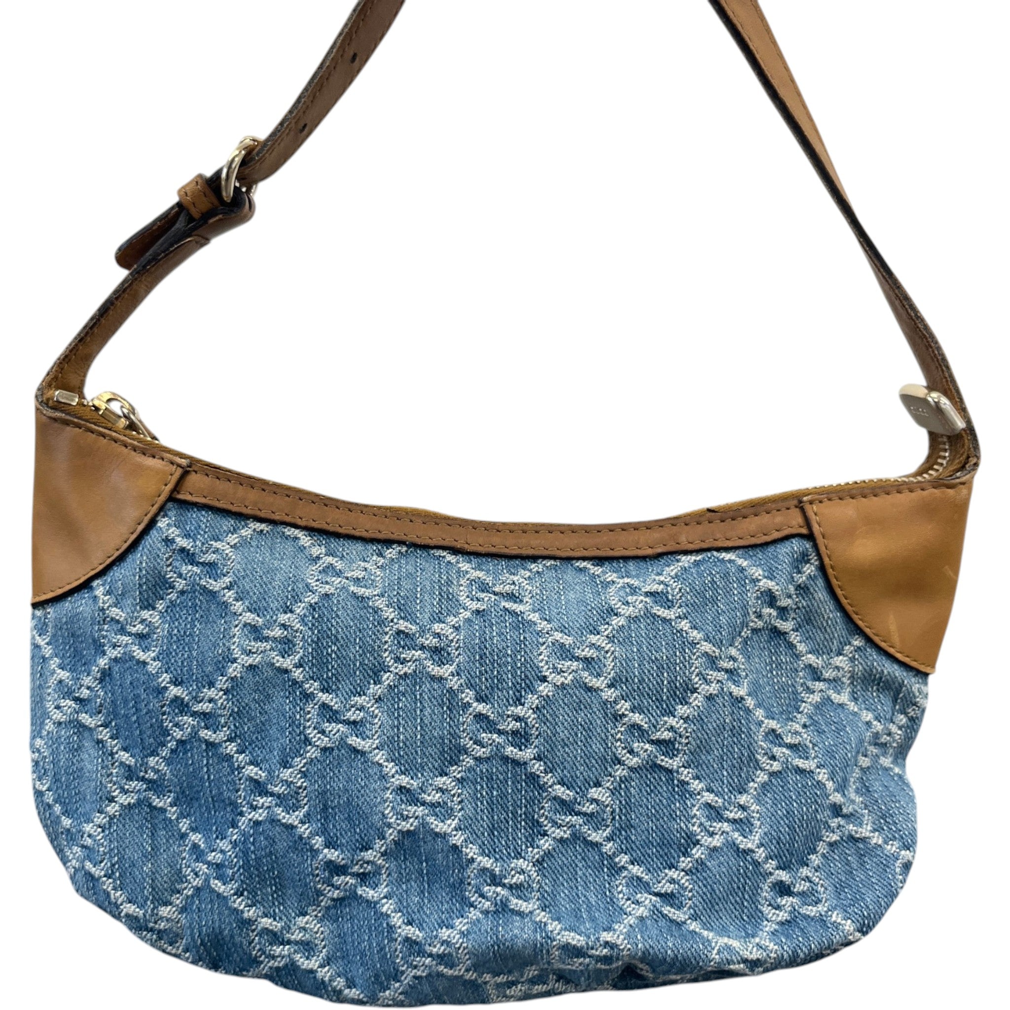 Women's Gg Supreme Mini Hobo Bag Blue