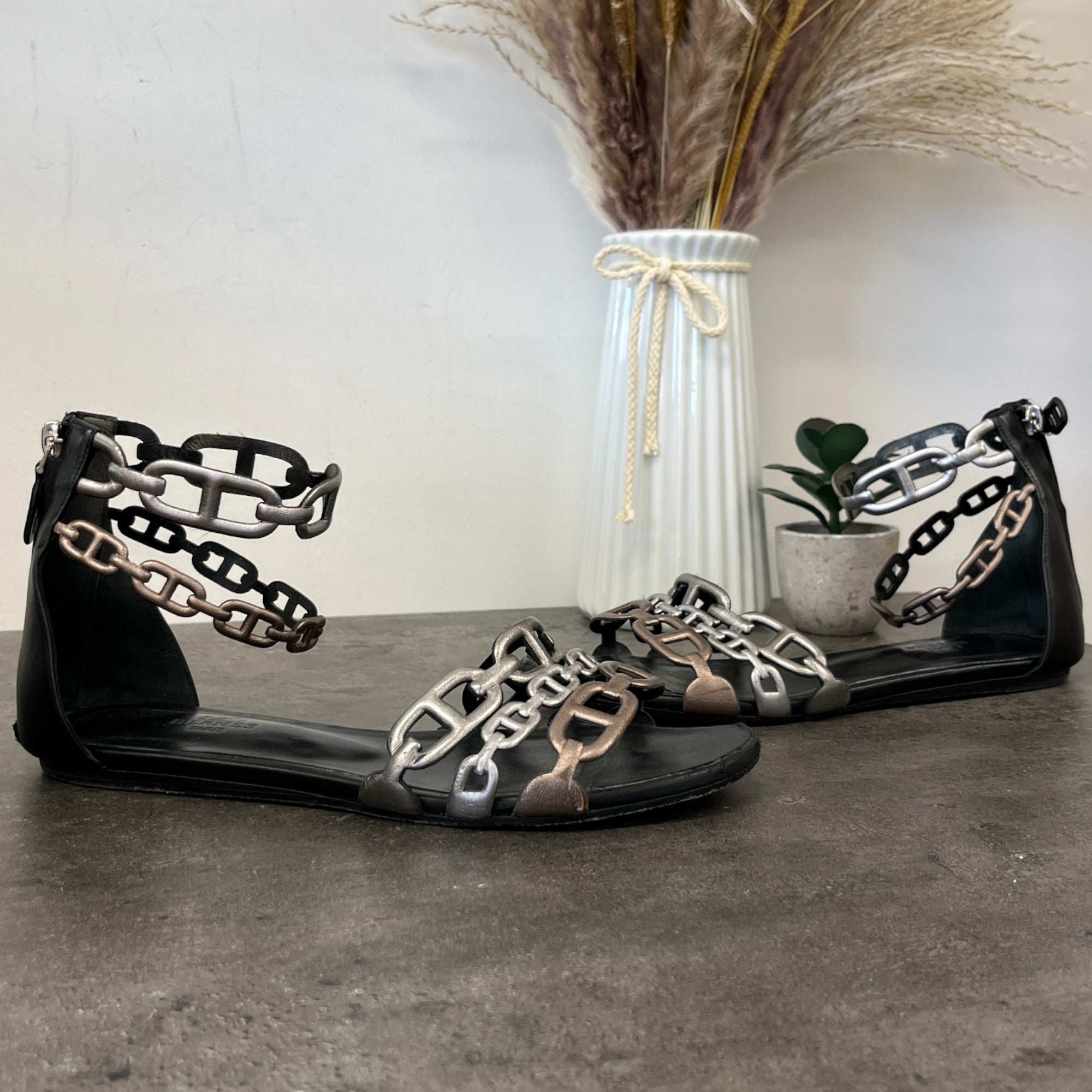 Women's Nappa Vernus Sandals Black Size EU 36.5 / UK 3.5