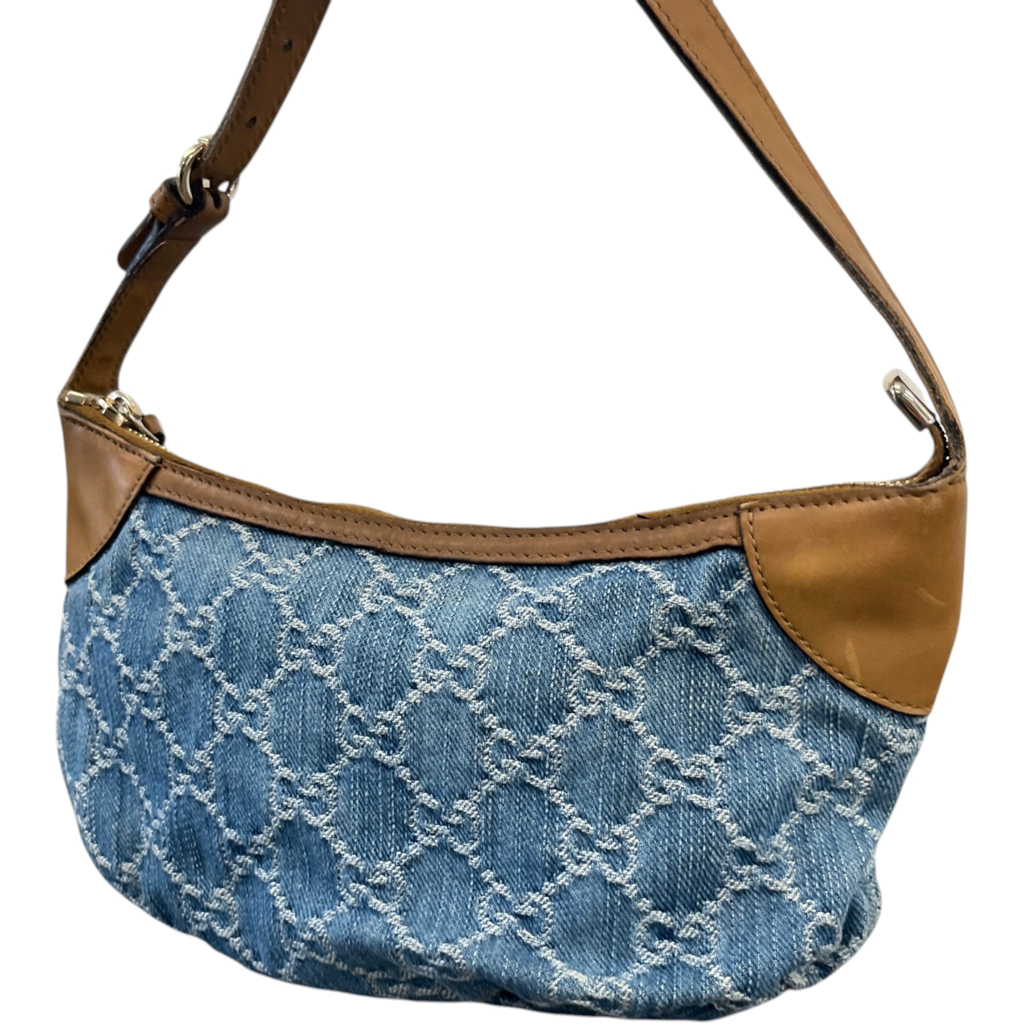 Women's Gg Supreme Mini Hobo Bag Blue