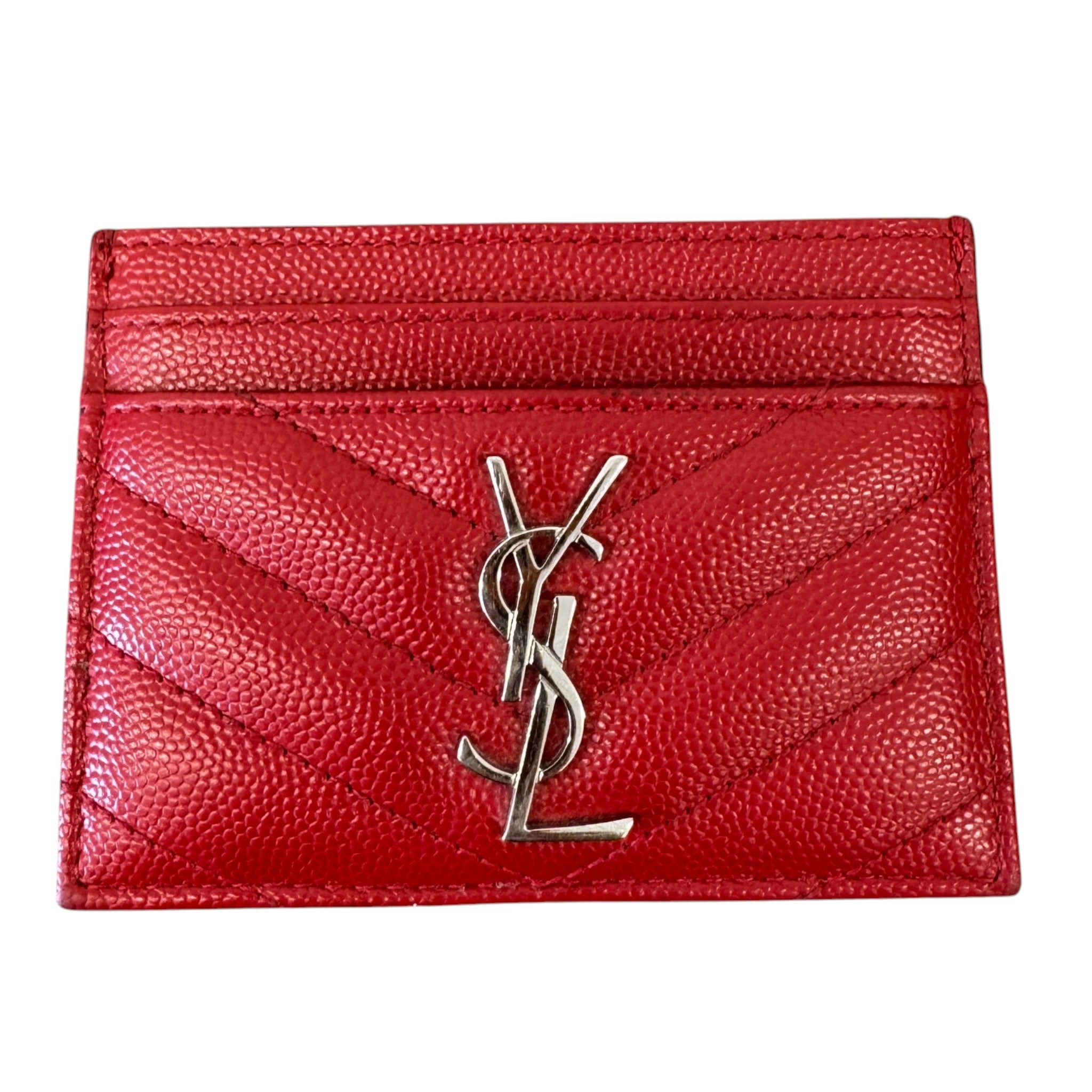 Women's Cassandre Matelassé Wallet Red