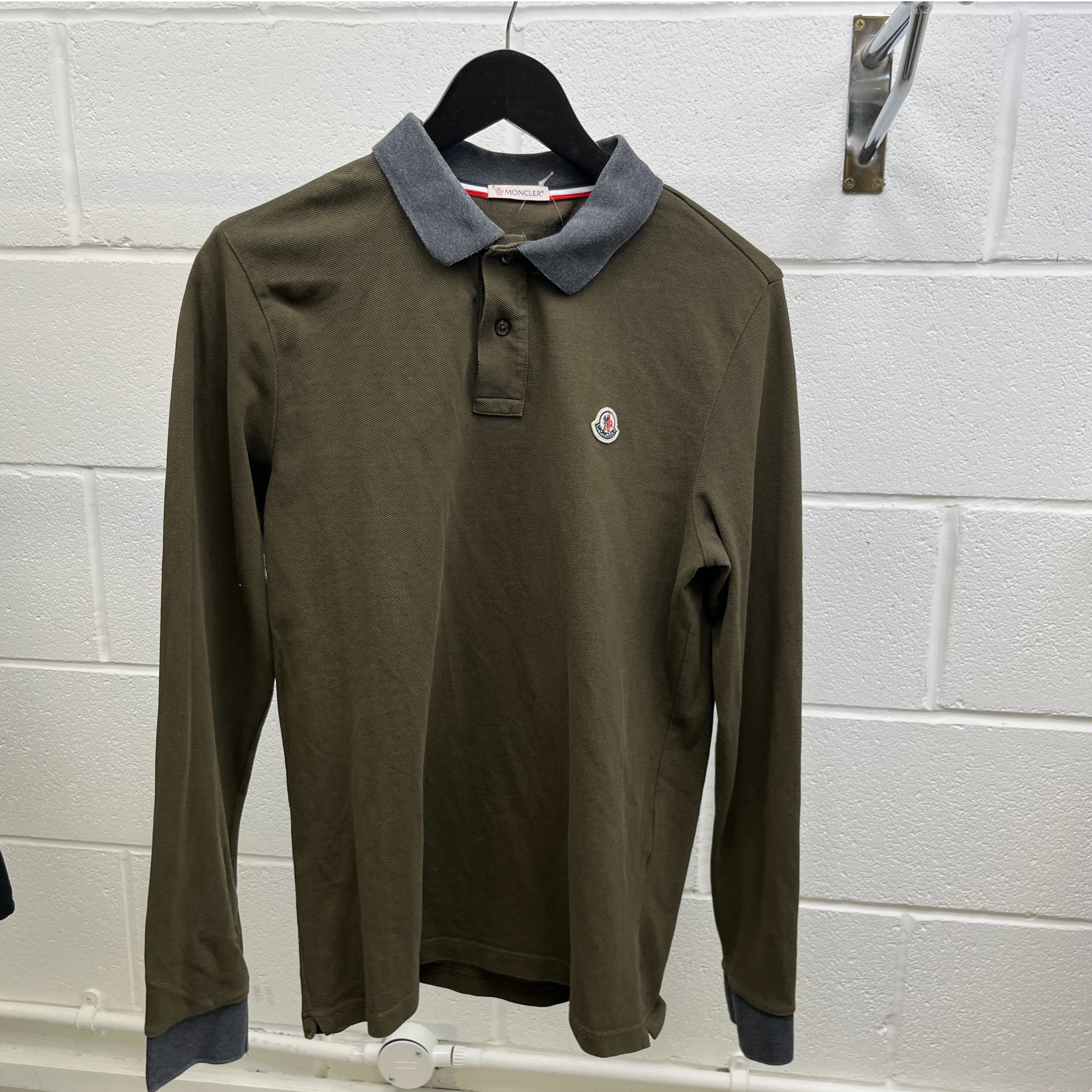 Men's Maglia Polo Shirt Khaki Size L