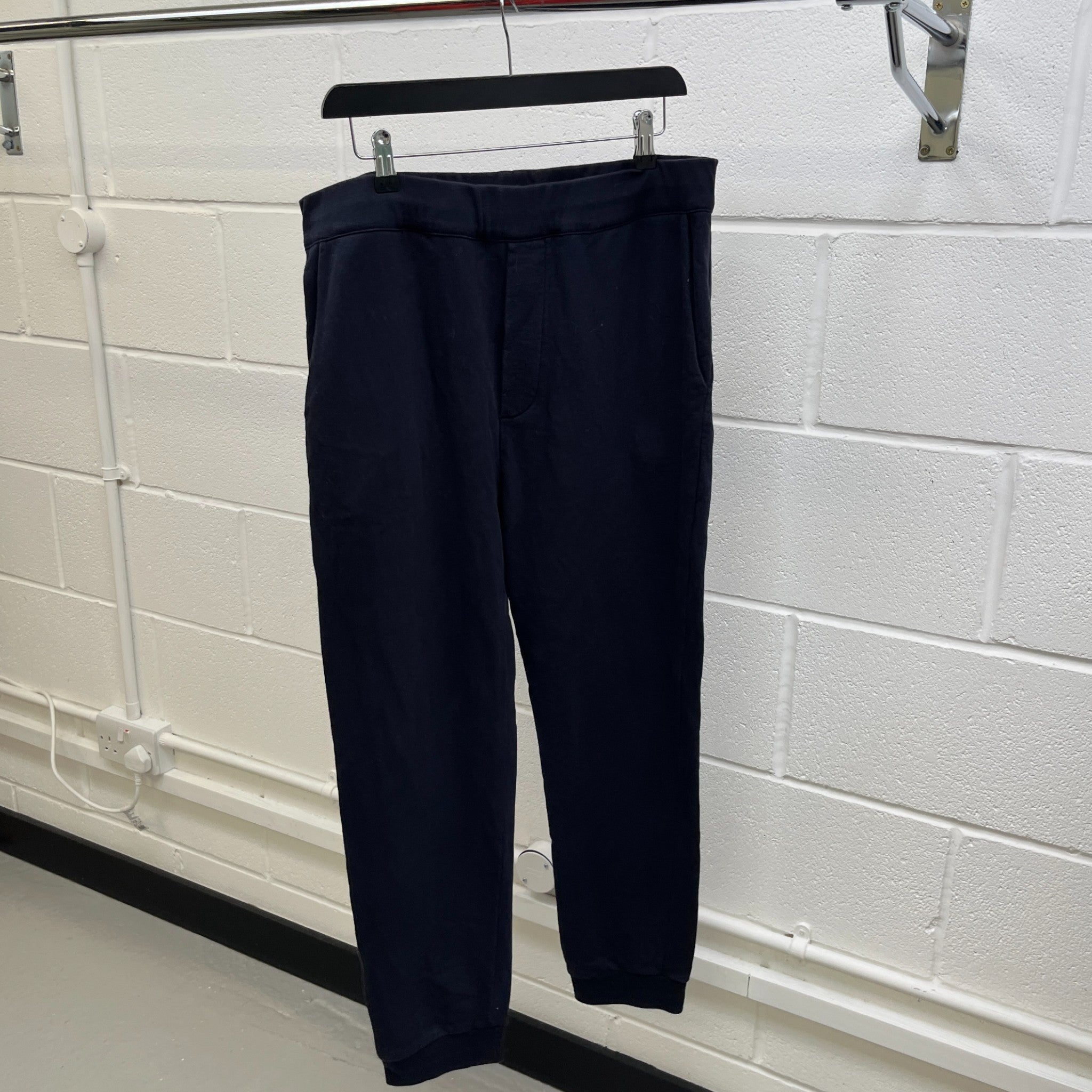 Men's Patch Logo Joggers Navy Size XL