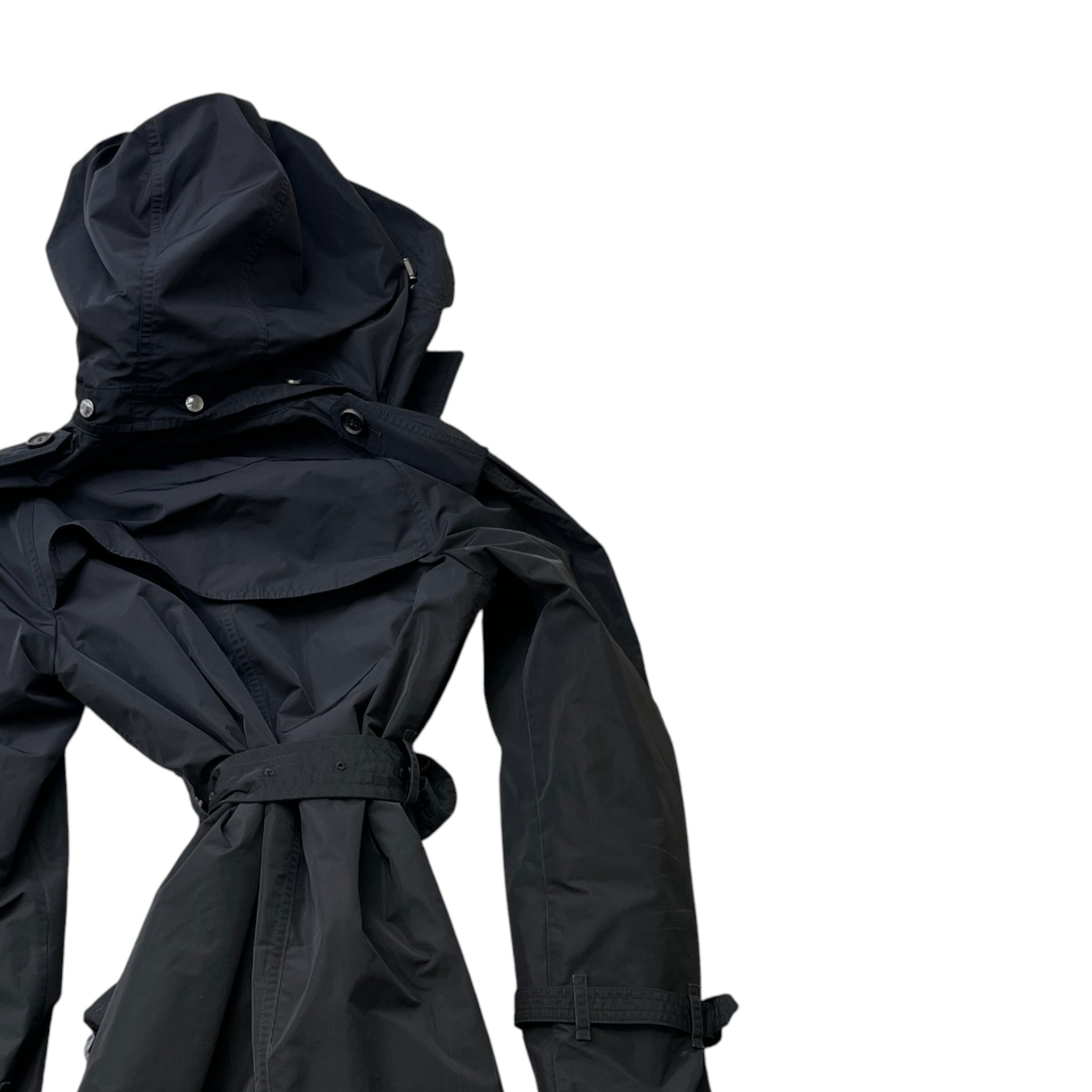 Women's Trench Jacket Black Size 1 / UK 10