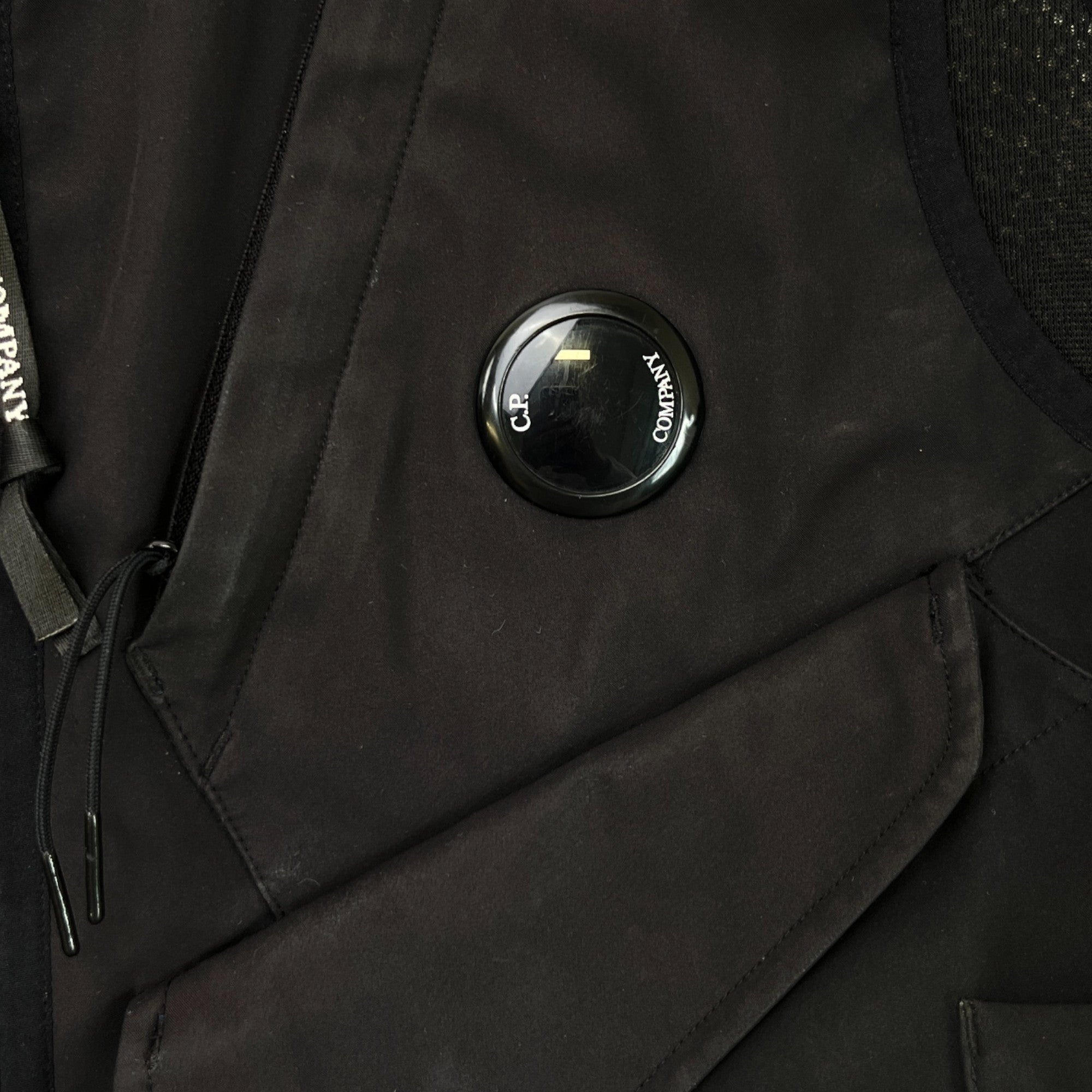 Men's Lens Vest Black Size IT 50 / UK L