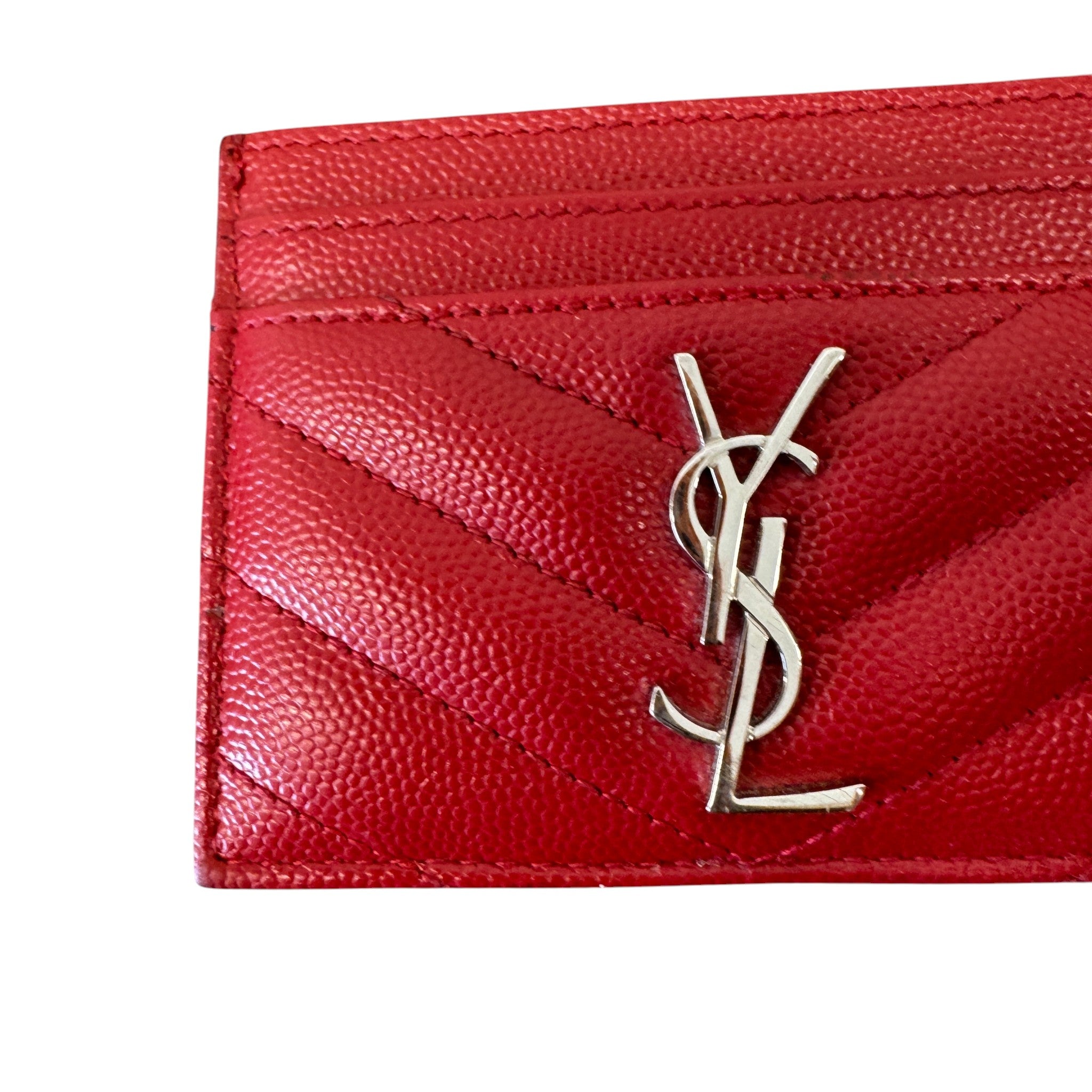 Women's Cassandre Matelassé Wallet Red