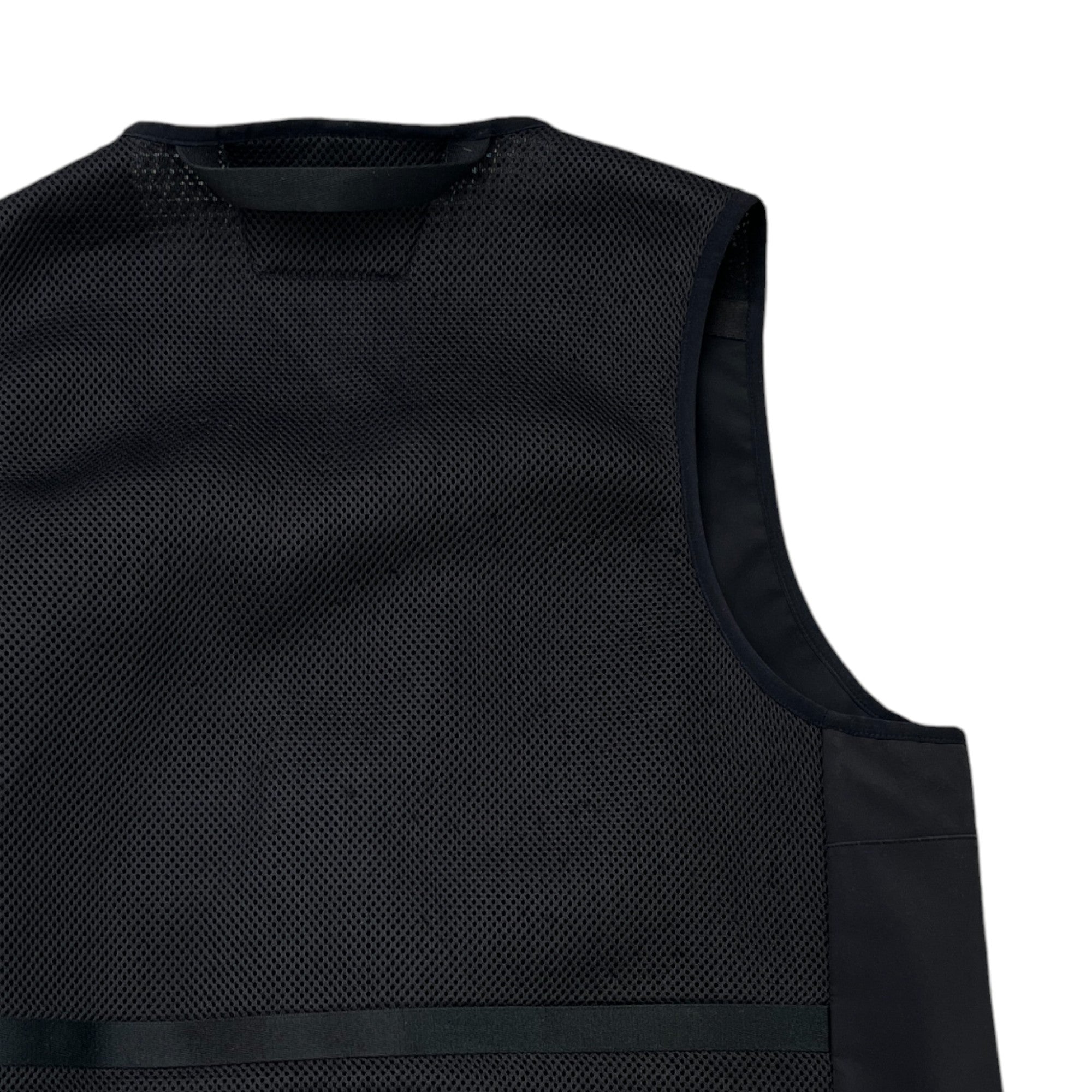 Men's Lens Vest Black Size IT 50 / UK L