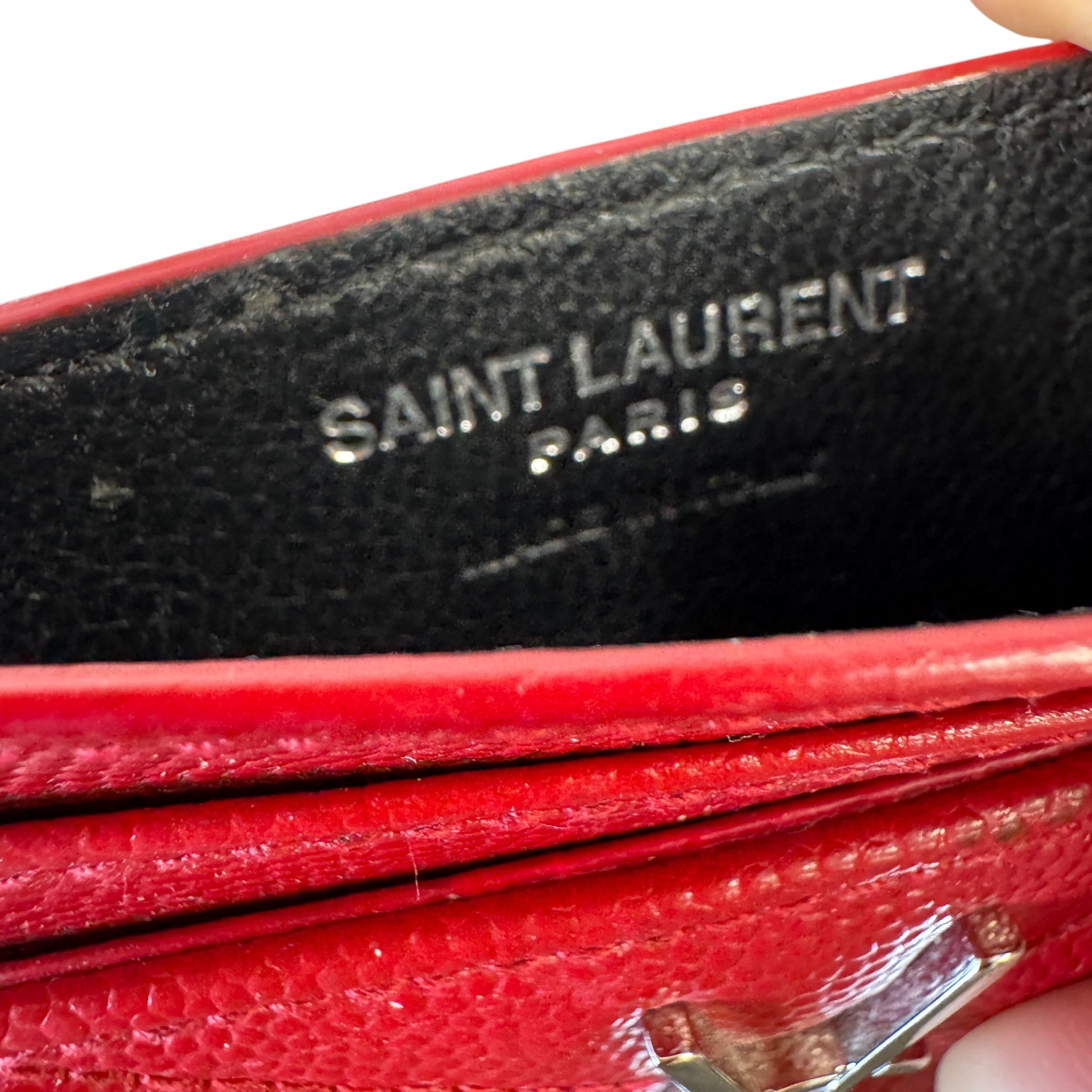 Women's Cassandre Matelassé Wallet Red