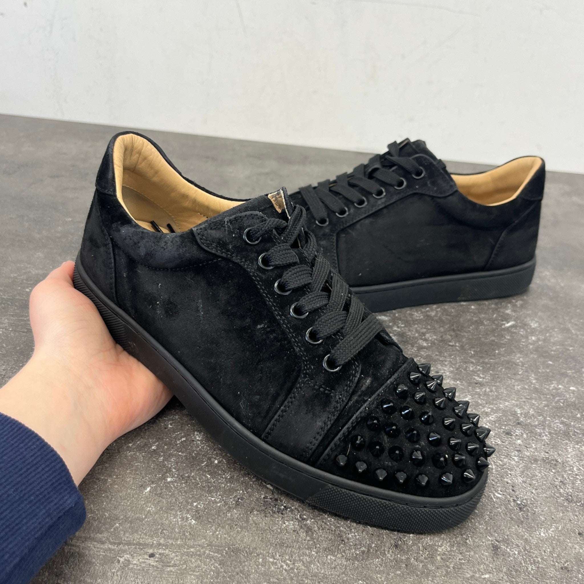 Women's Spikes Low Trainers Black Size EU 37 / UK 4