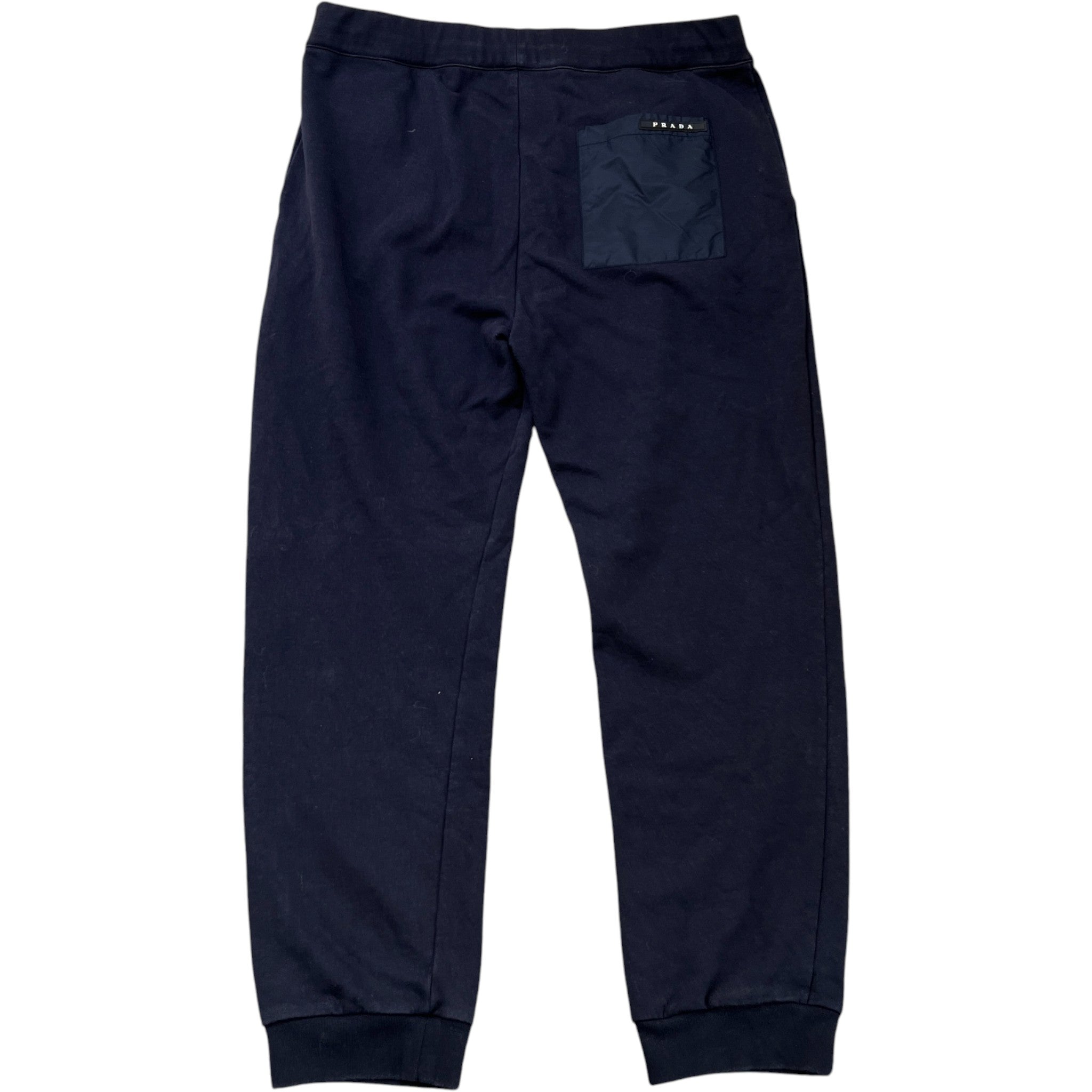 Men's Patch Logo Joggers Navy Size XL