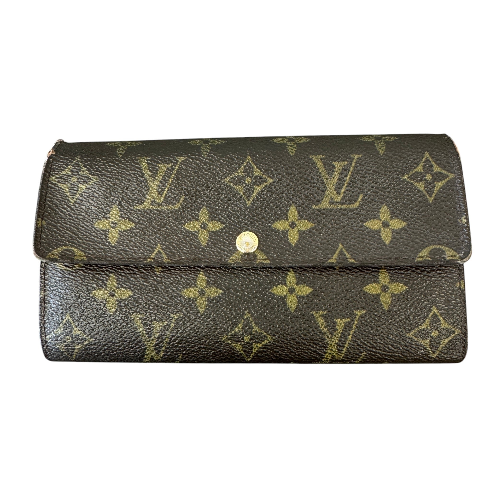 Women's Monogram Sarah Wallet Brown