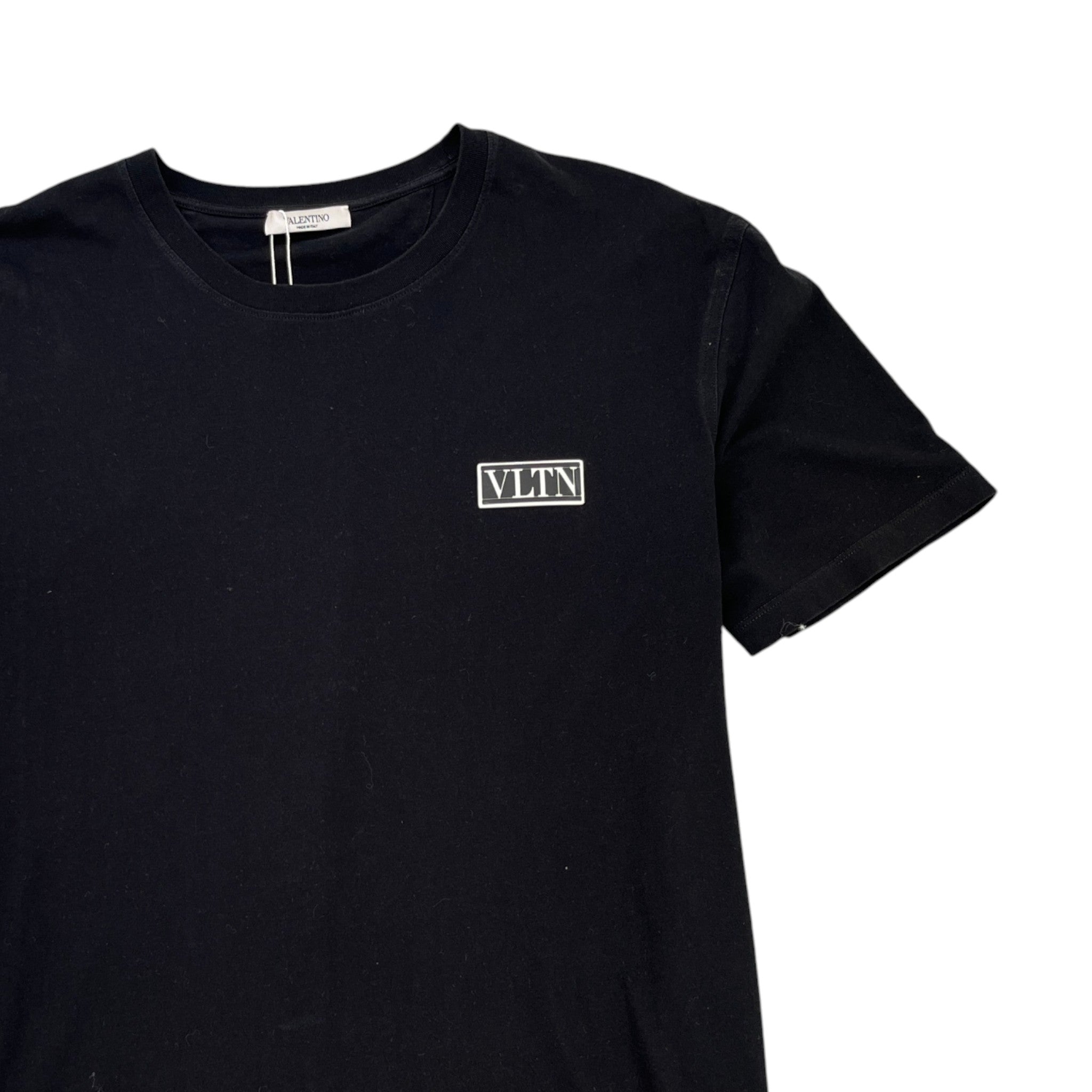 Men's Vltn Tag Logo T-Shirt Black Size XL